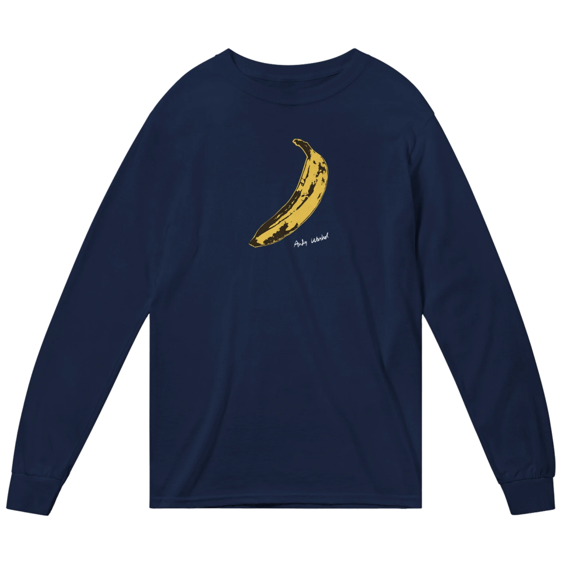 Andy Warhol's Banana, 1967 Pop Art Long Sleeve Shirt by Art-O-Rama Shop