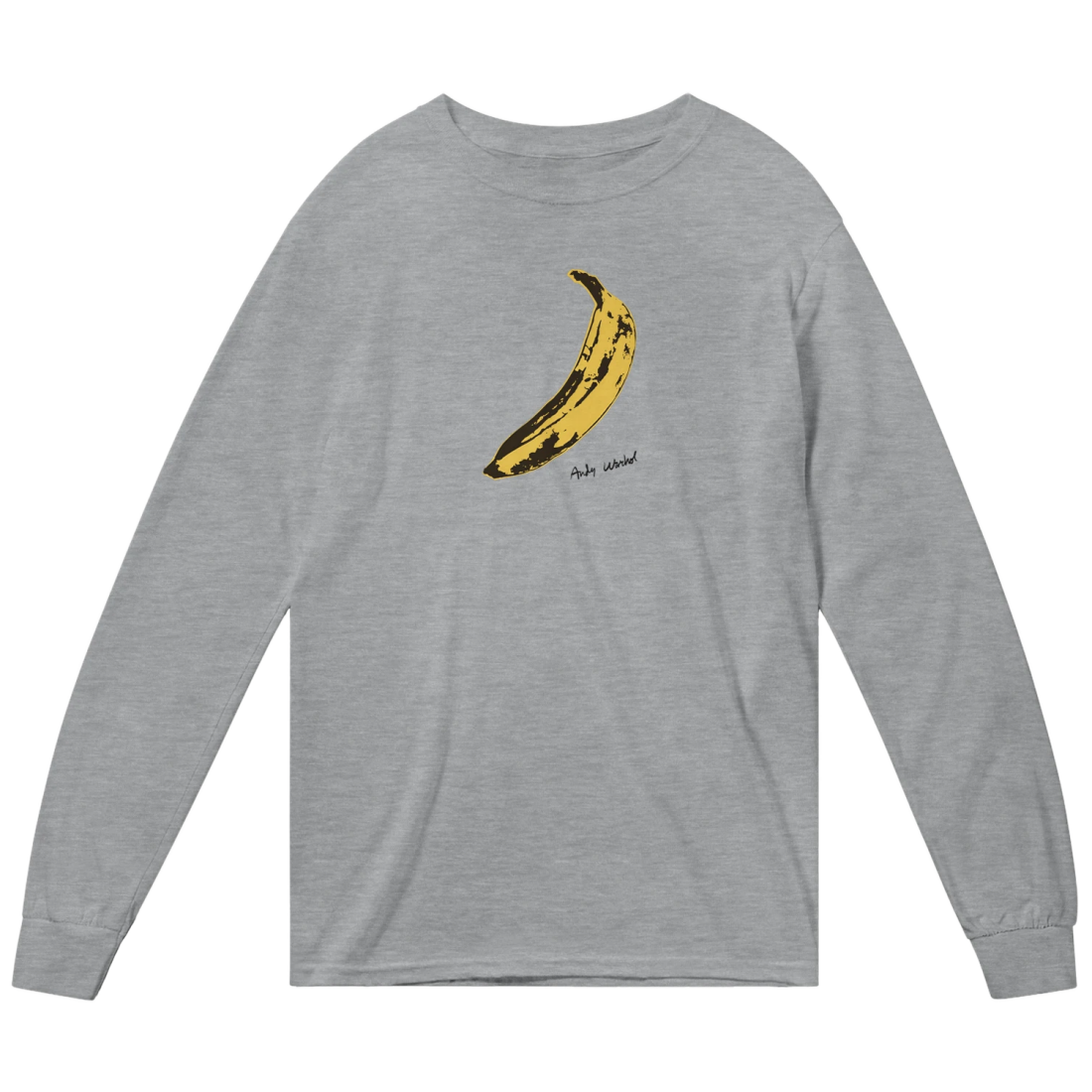 Andy Warhol's Banana, 1967 Pop Art Long Sleeve Shirt by Art-O-Rama Shop