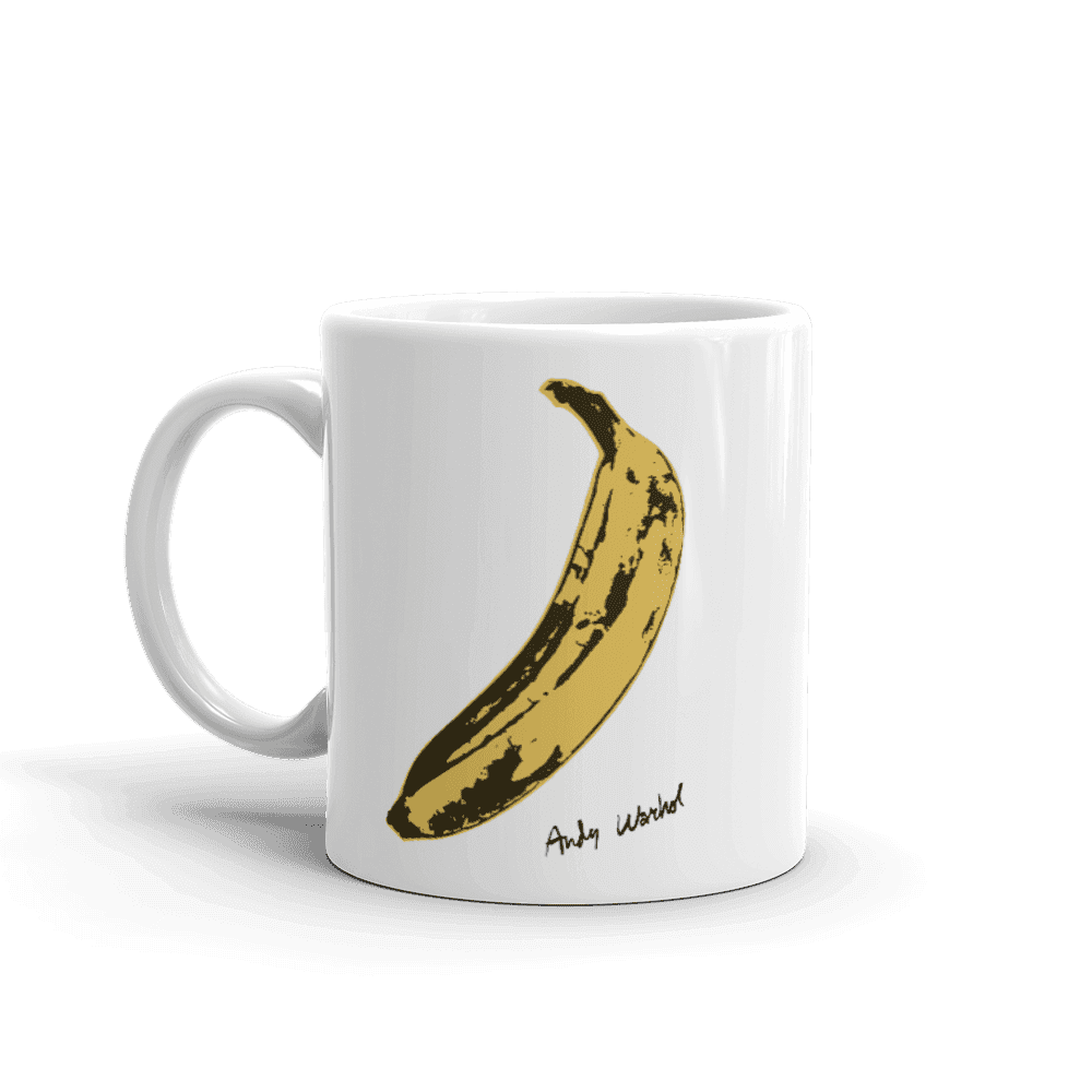 Andy Warhol's Banana, 1967 Pop Art Mug by Art-O-Rama Shop