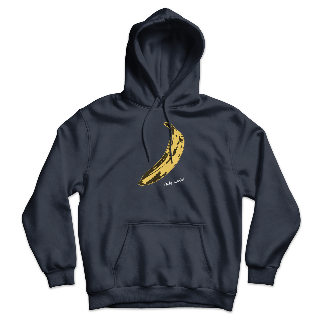 Andy Warhol's Banana, 1967 Pop Art Unisex Hoodie by Art-O-Rama