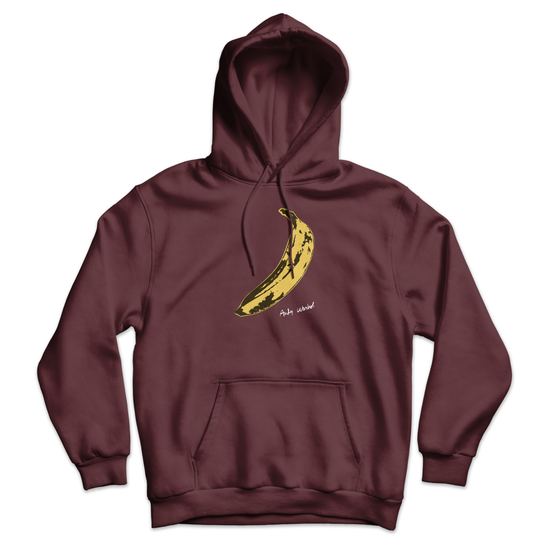 Andy Warhol's Banana, 1967 Pop Art Unisex Hoodie by Art-O-Rama