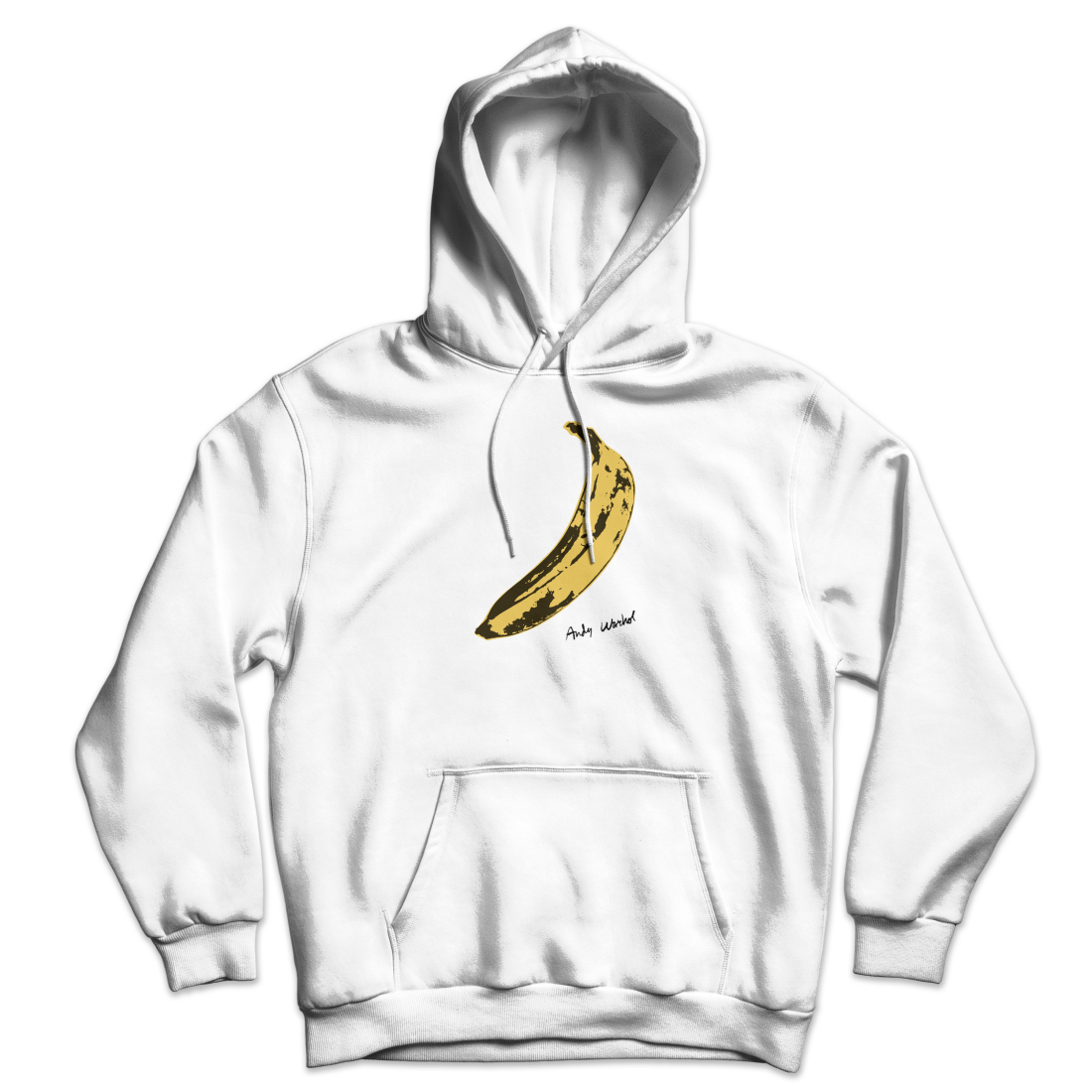 Andy Warhol's Banana, 1967 Pop Art Unisex Hoodie by Art-O-Rama
