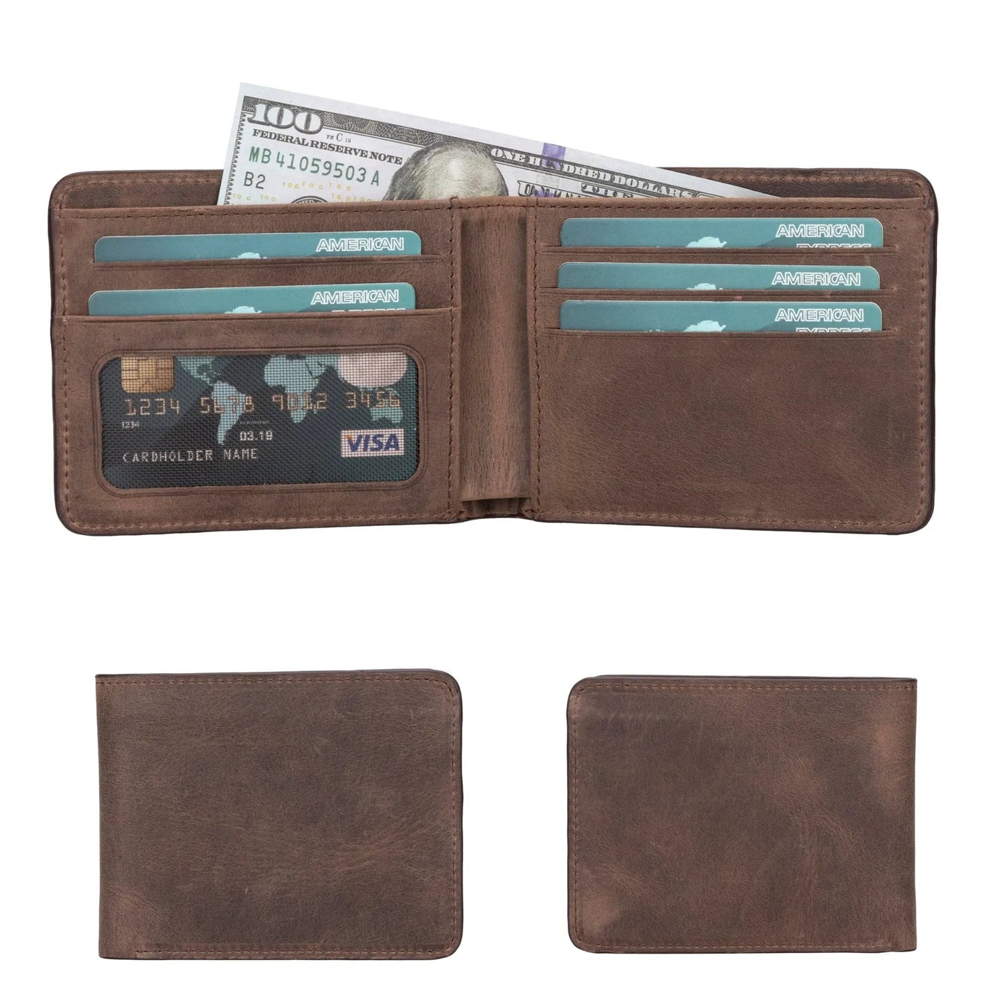 Arvada Handmade Bifold Leather Men Wallet by TORONATA
