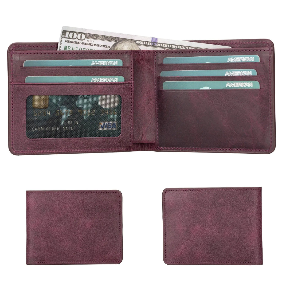 Arvada Handmade Bifold Leather Men Wallet by TORONATA