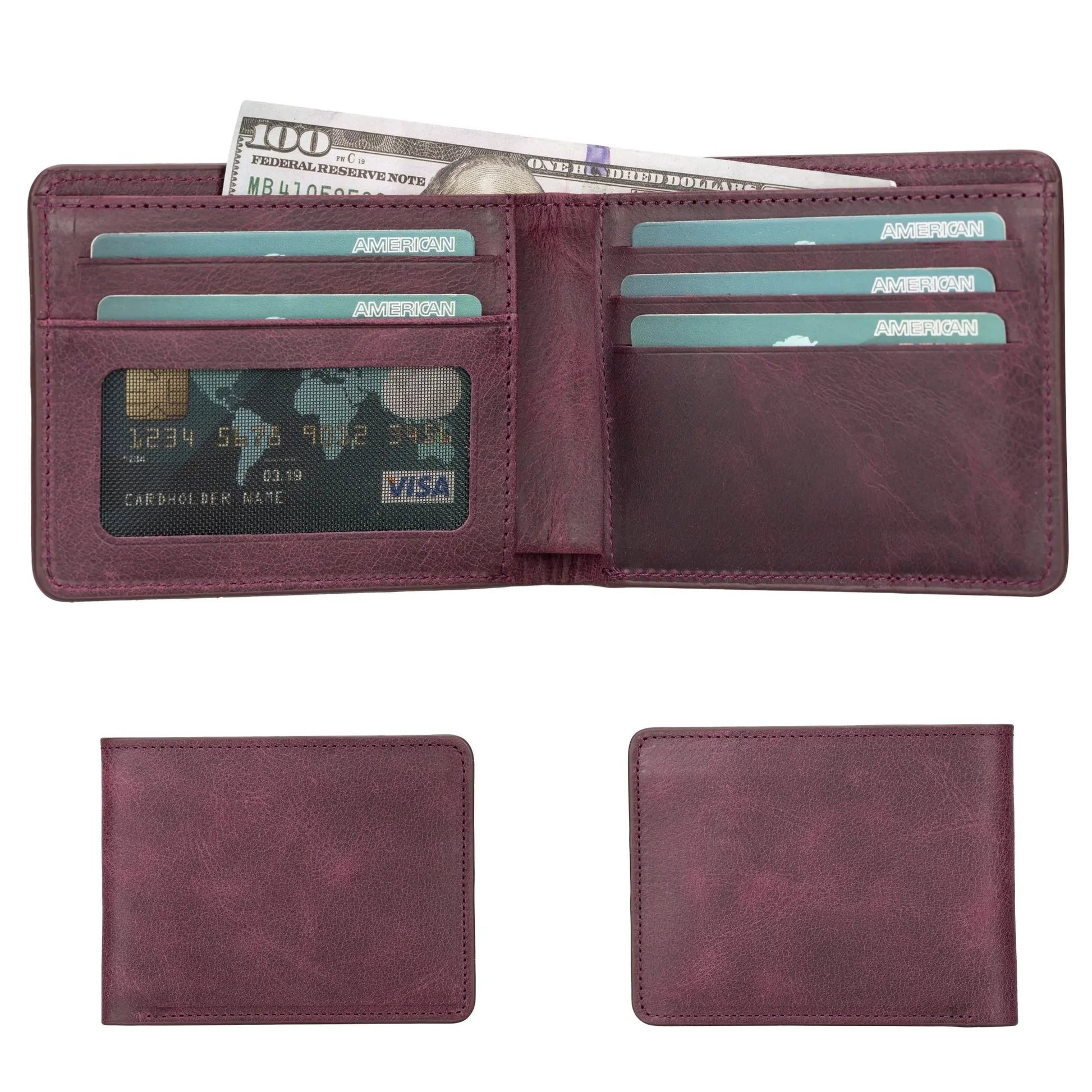 Arvada Handmade Bifold Leather Men Wallet by TORONATA