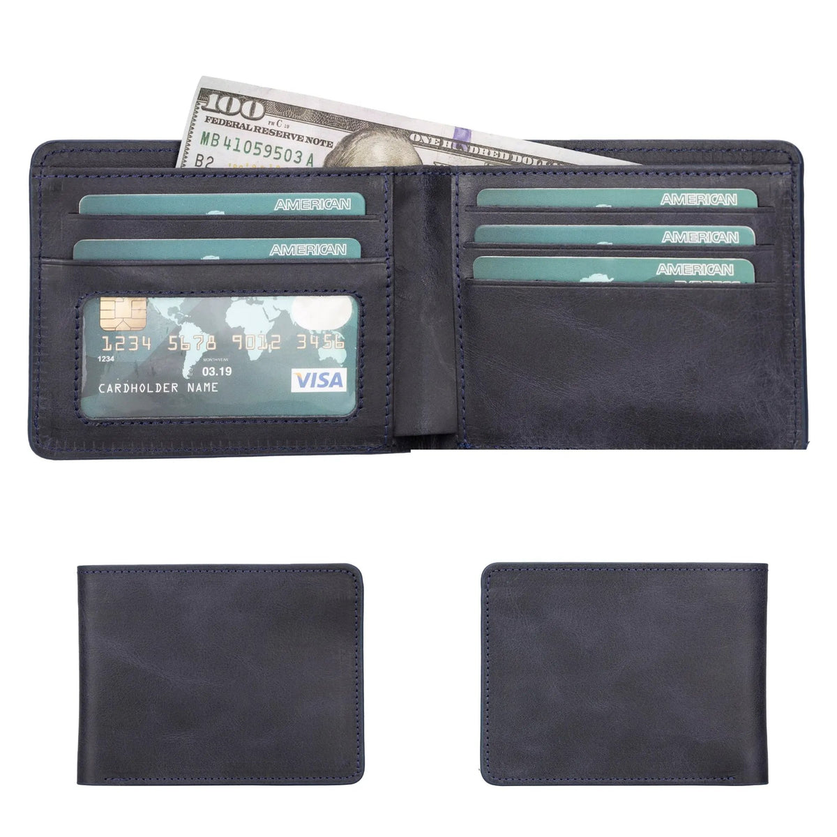 Arvada Handmade Bifold Leather Men Wallet by TORONATA