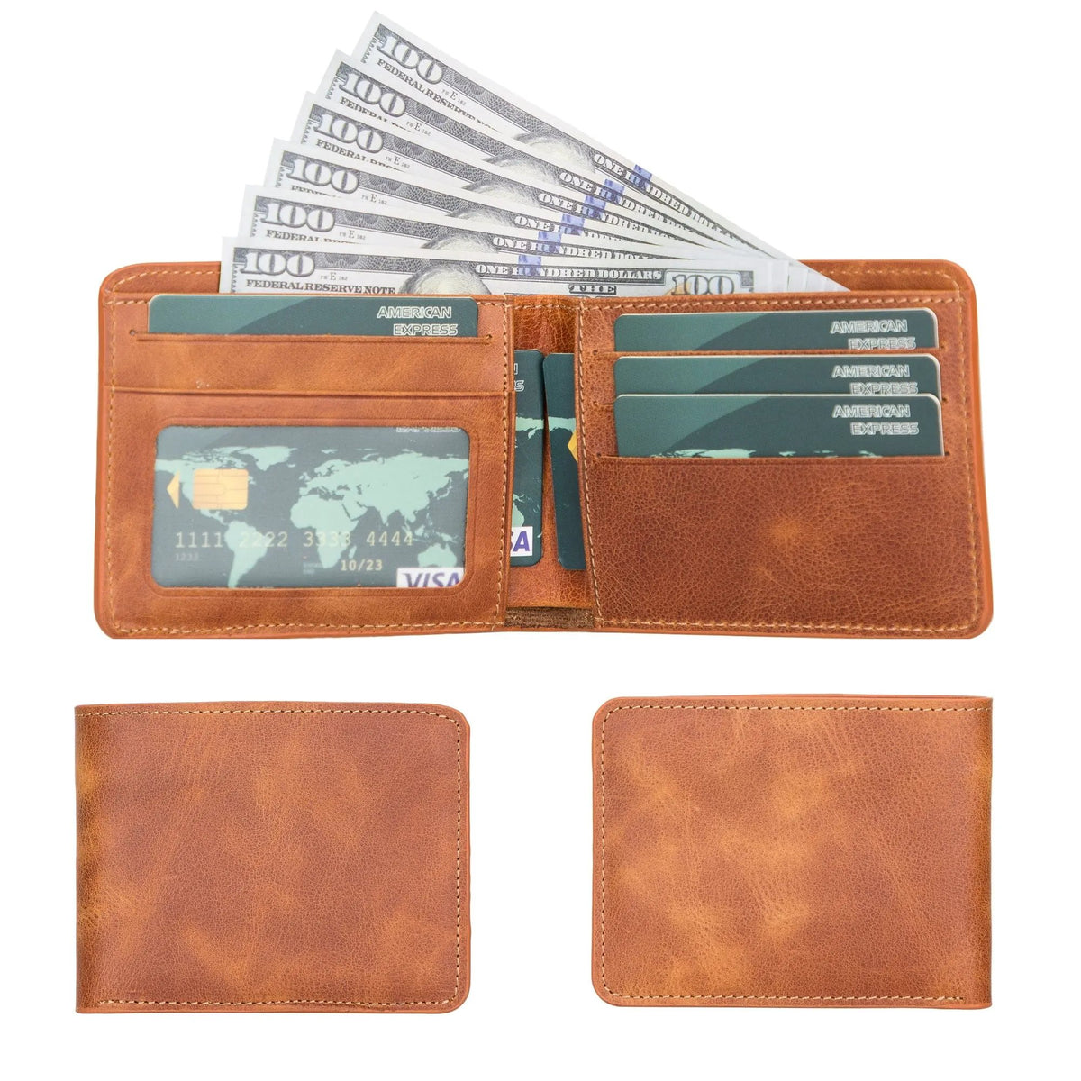 Arvada Handmade Bifold Leather Men Wallet by TORONATA