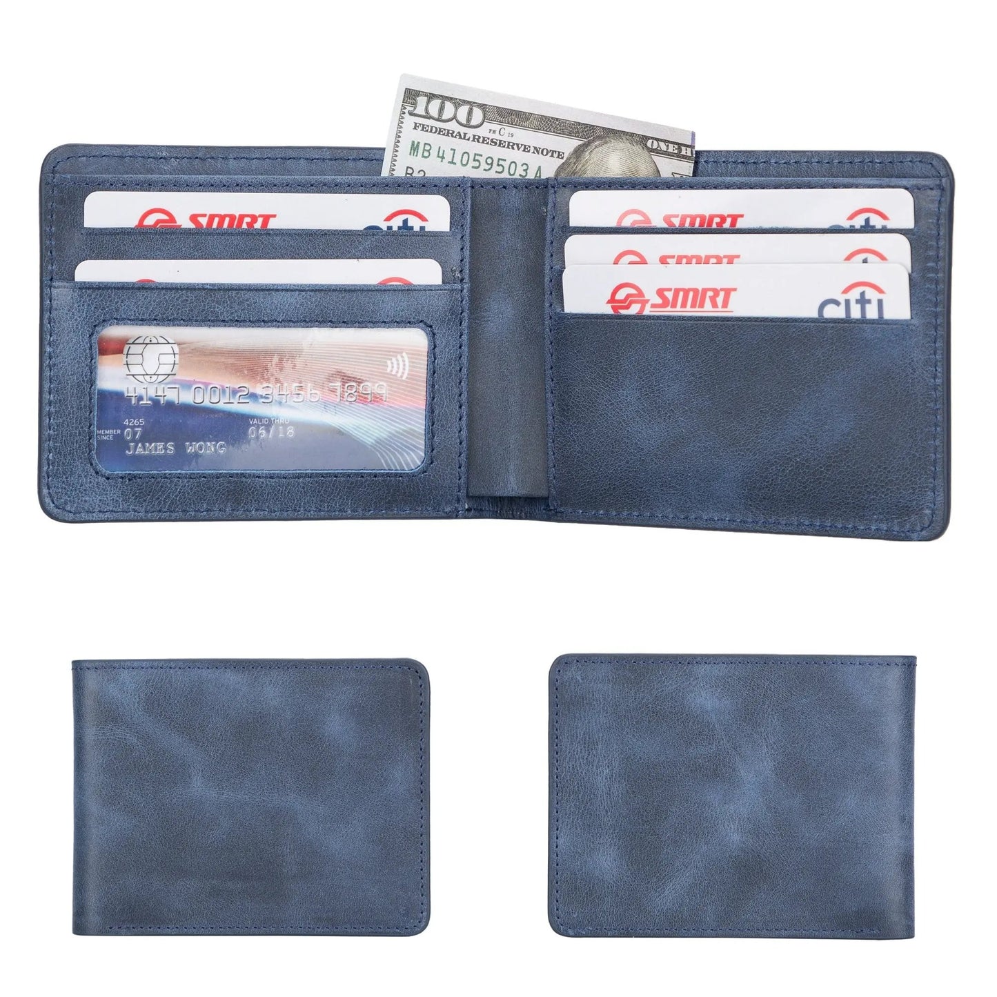 Arvada Handmade Bifold Leather Men Wallet by TORONATA