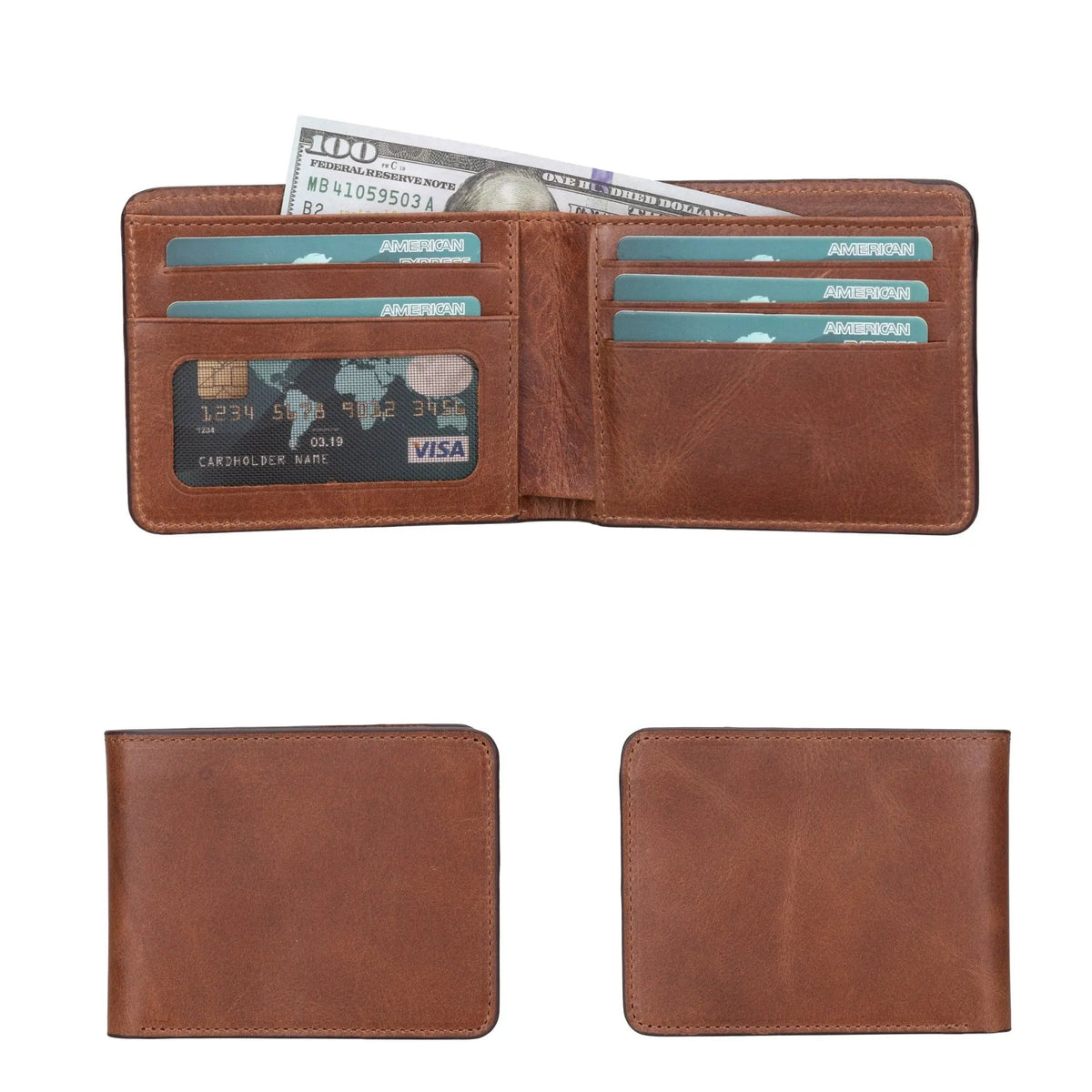 Arvada Handmade Bifold Leather Men Wallet by TORONATA