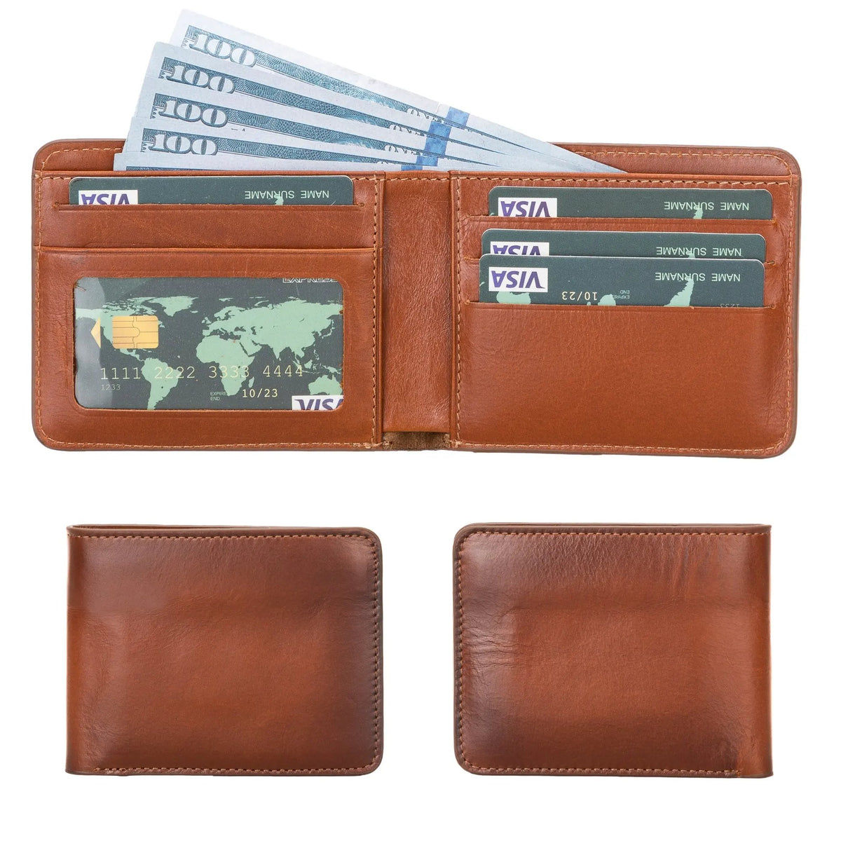 Arvada Handmade Bifold Leather Men Wallet by TORONATA