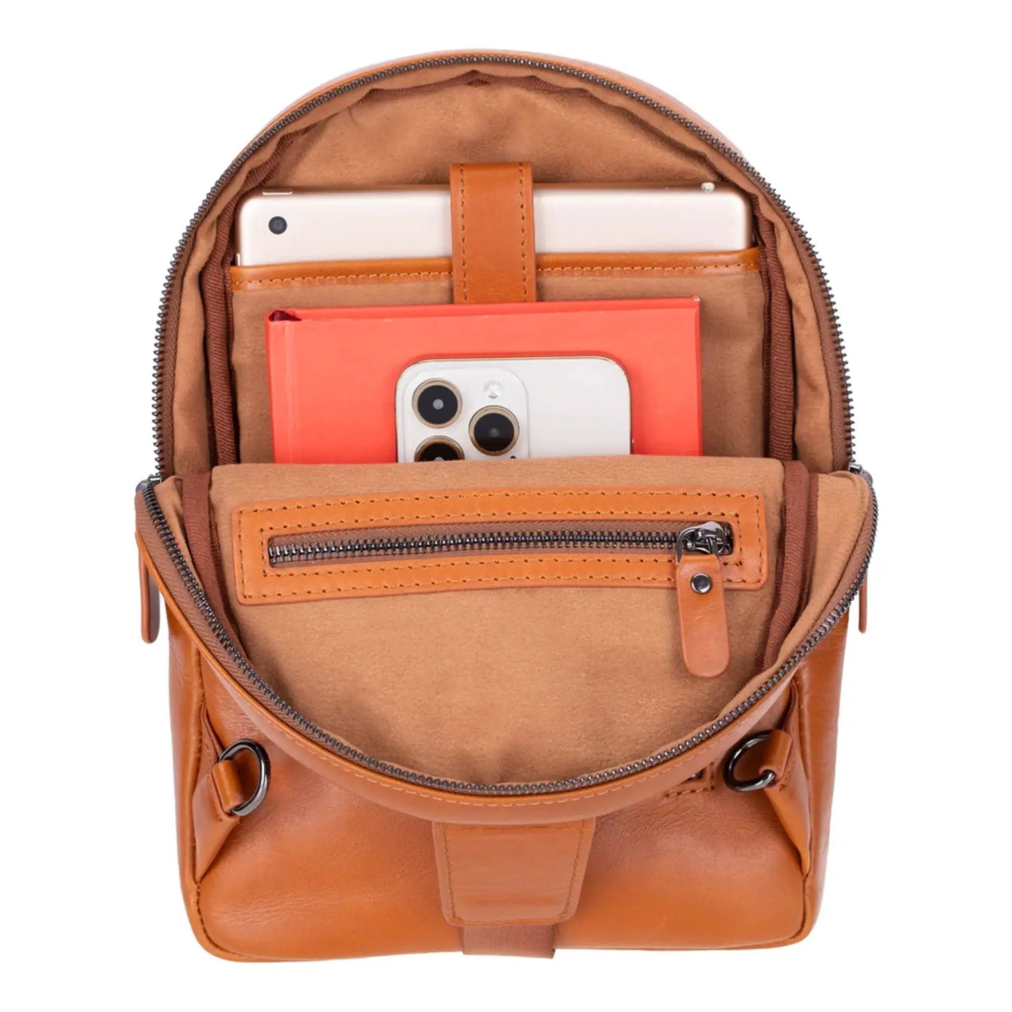 Athens Unisex Leather Cross Bag by TORONATA