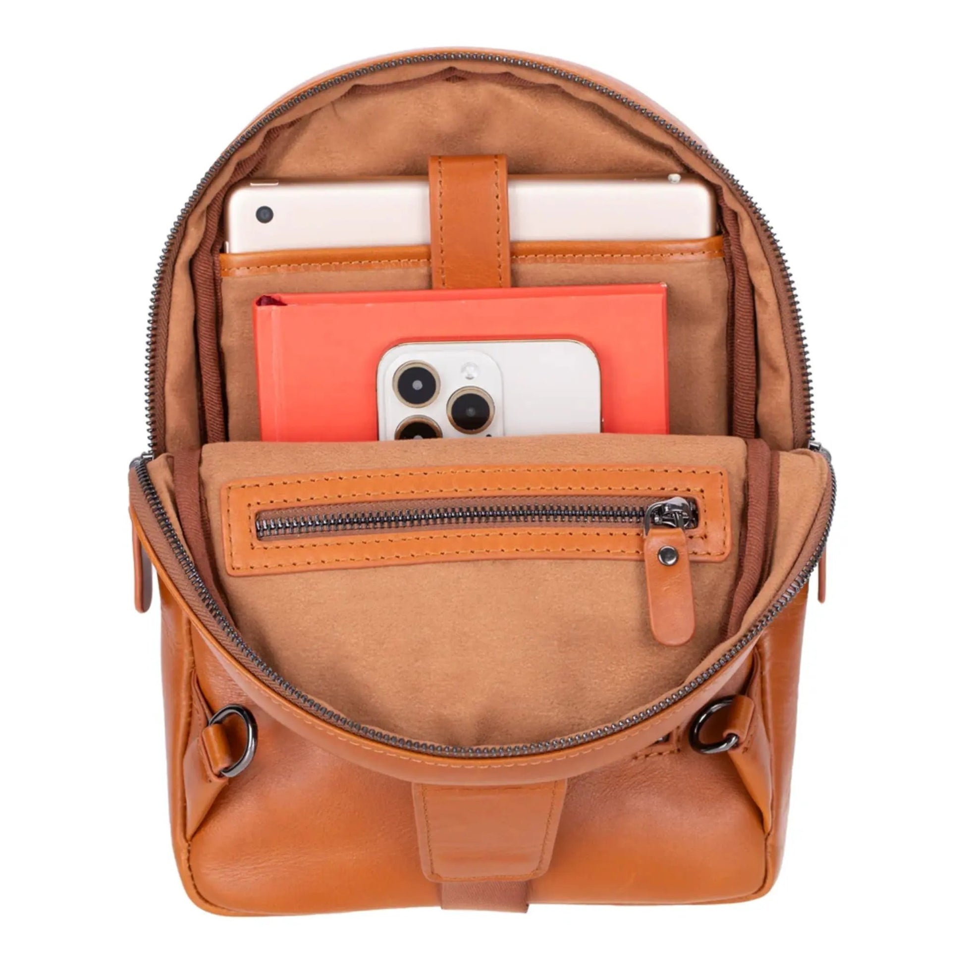 Athens Unisex Leather Cross Bag by TORONATA
