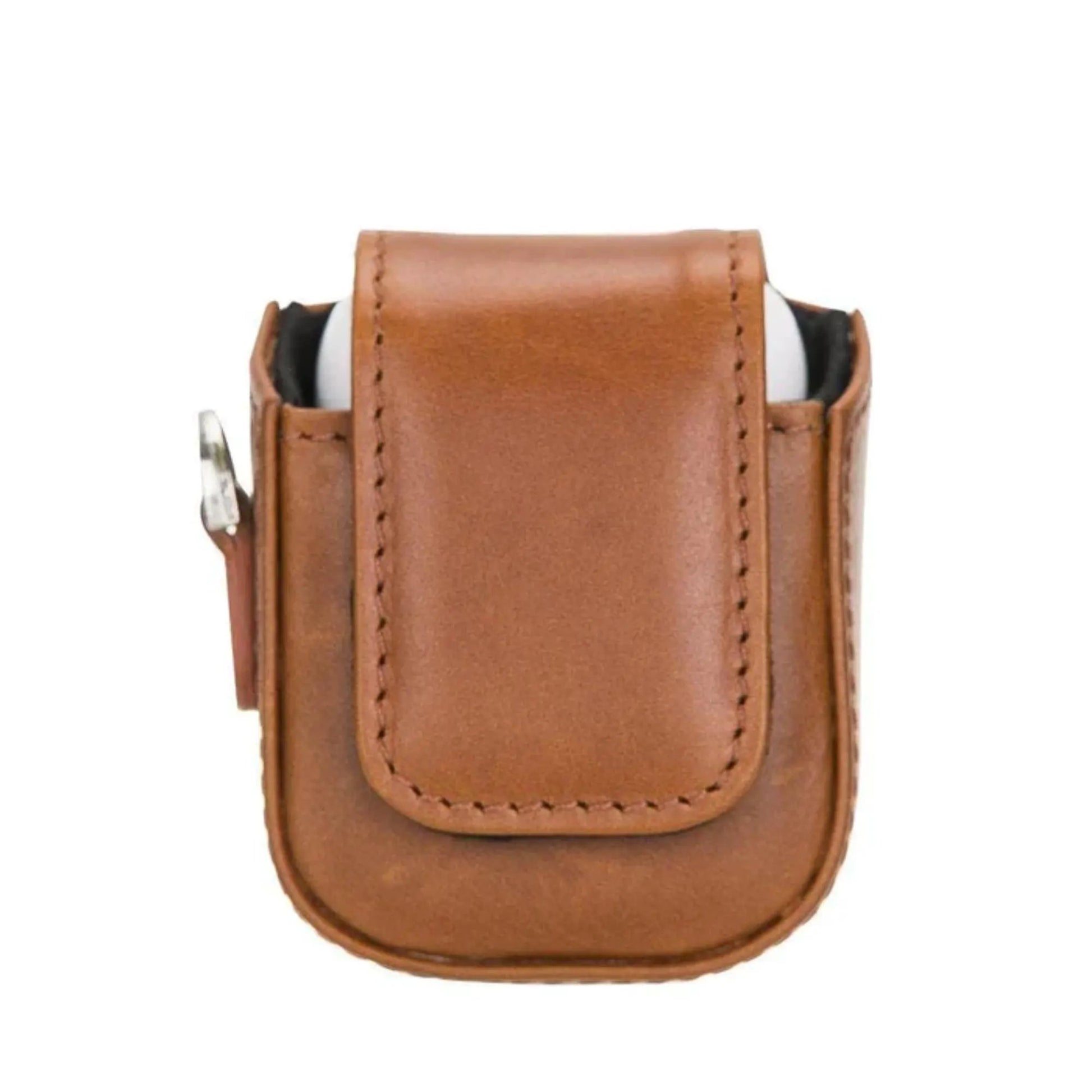 Aurora Luxury Leather AirPods Case with Attached Wrist Strap by TORONATA