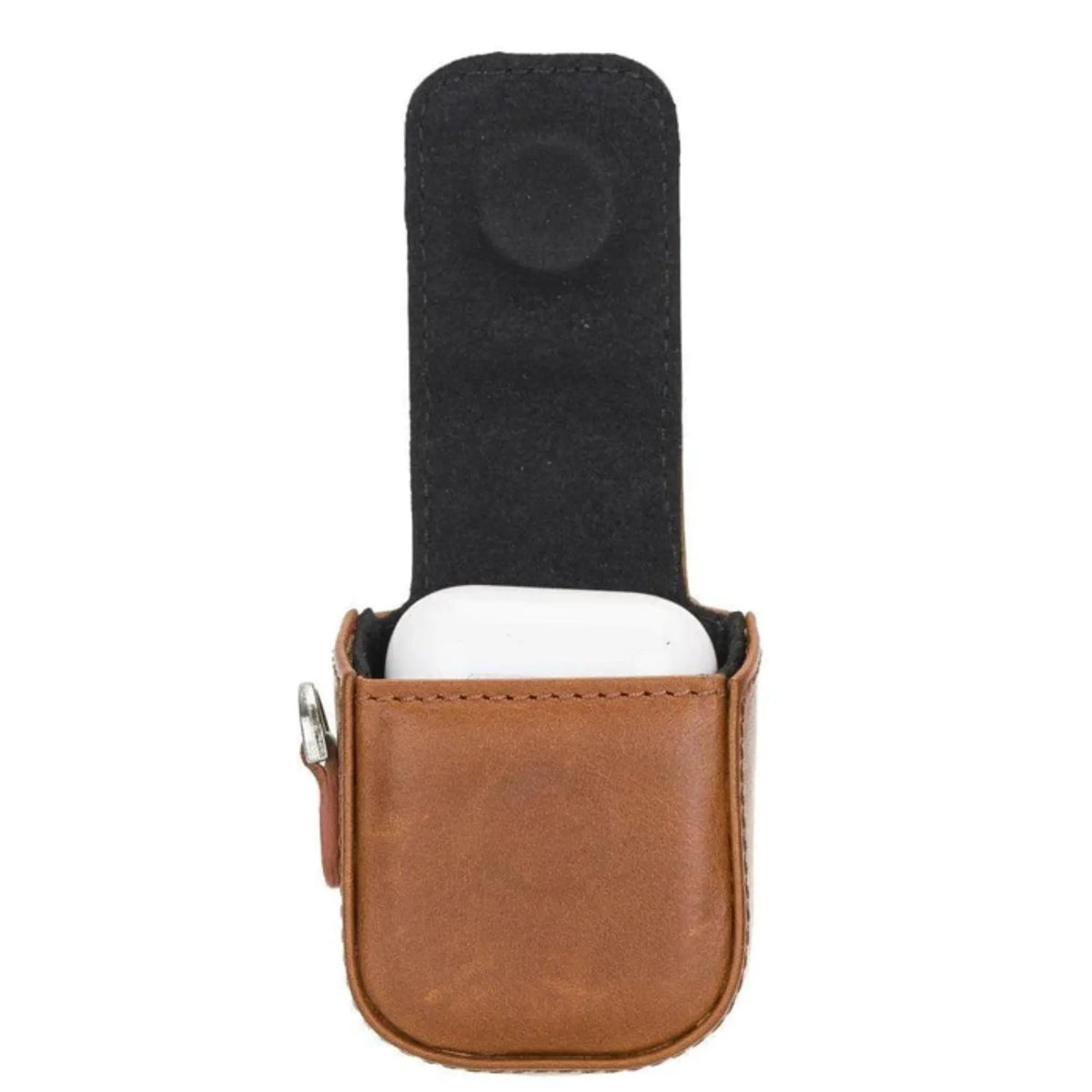 Aurora Luxury Leather AirPods Case with Attached Wrist Strap by TORONATA