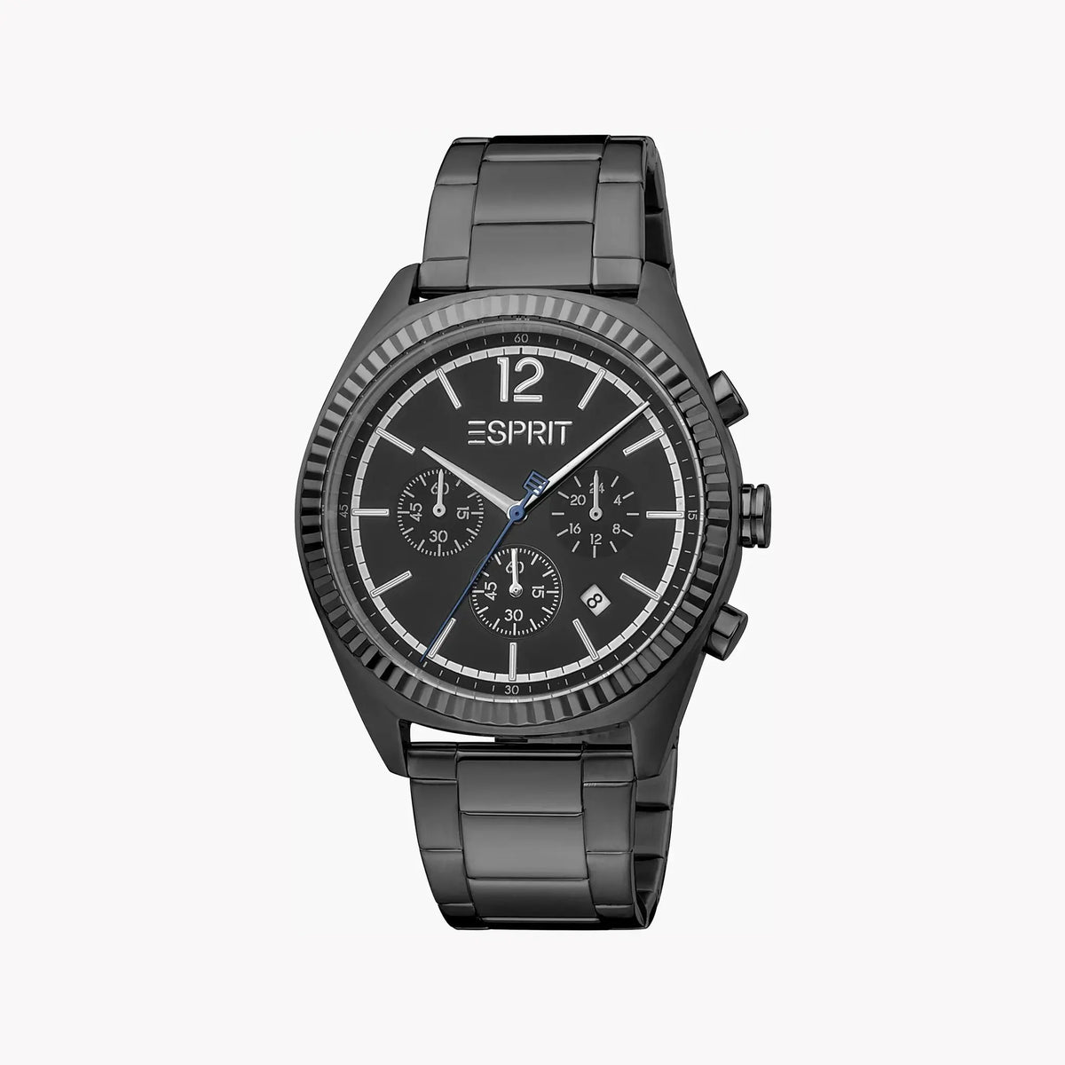 Esprit Men's Black Stainless Steel Watch, Black Dial | Es1g010m0055 by ESPRIT