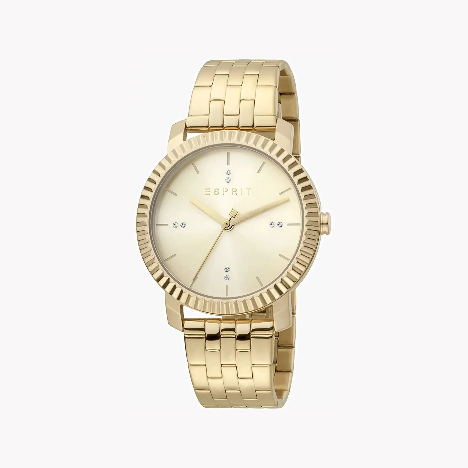 Esprit Women's Gold Watch, Champagne Dial | ES1L185M0065 by ESPRIT