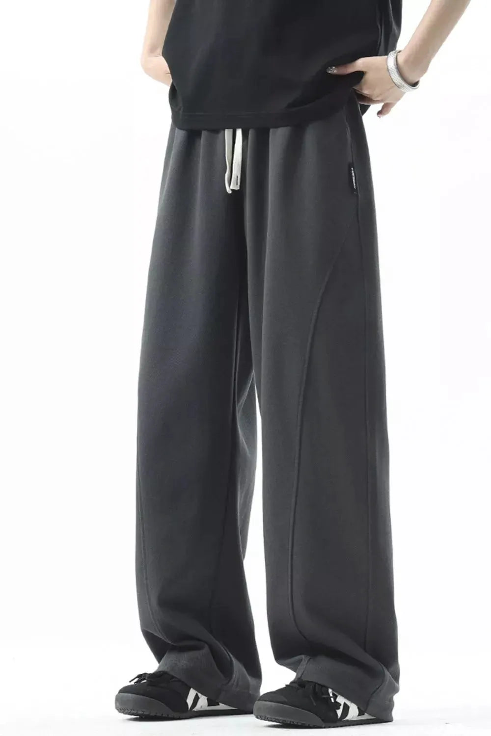 Men's Plus Size Casual Loose Fit Sweatpants by Partner Label