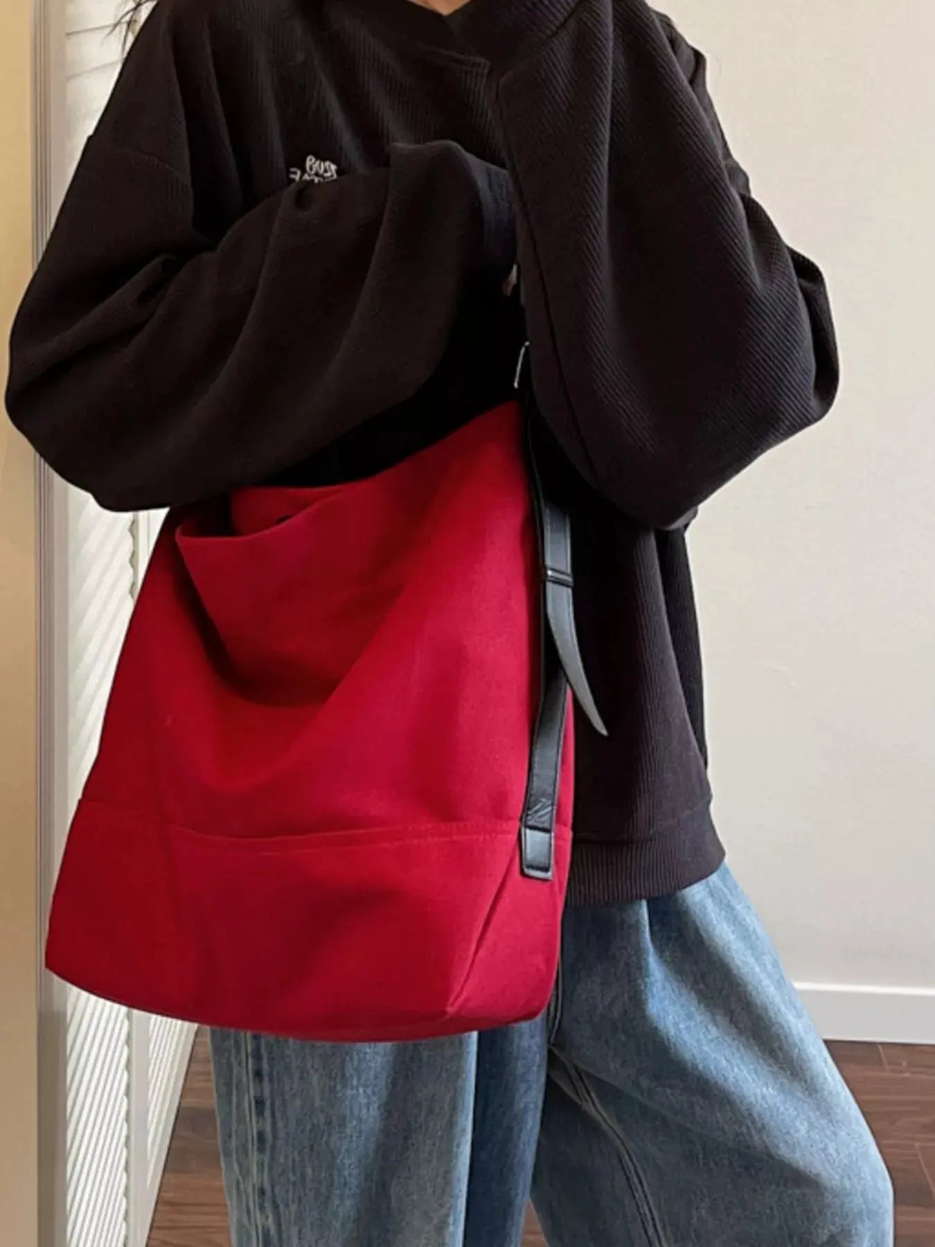 Adjustable Strap Handbag by Partner Label
