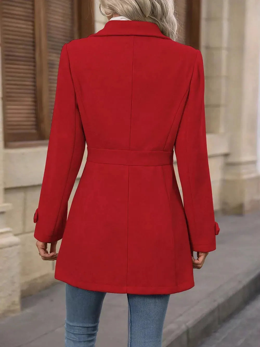 Collared Neck Button Up Coat | Partner Labels Selection by Partner Label
