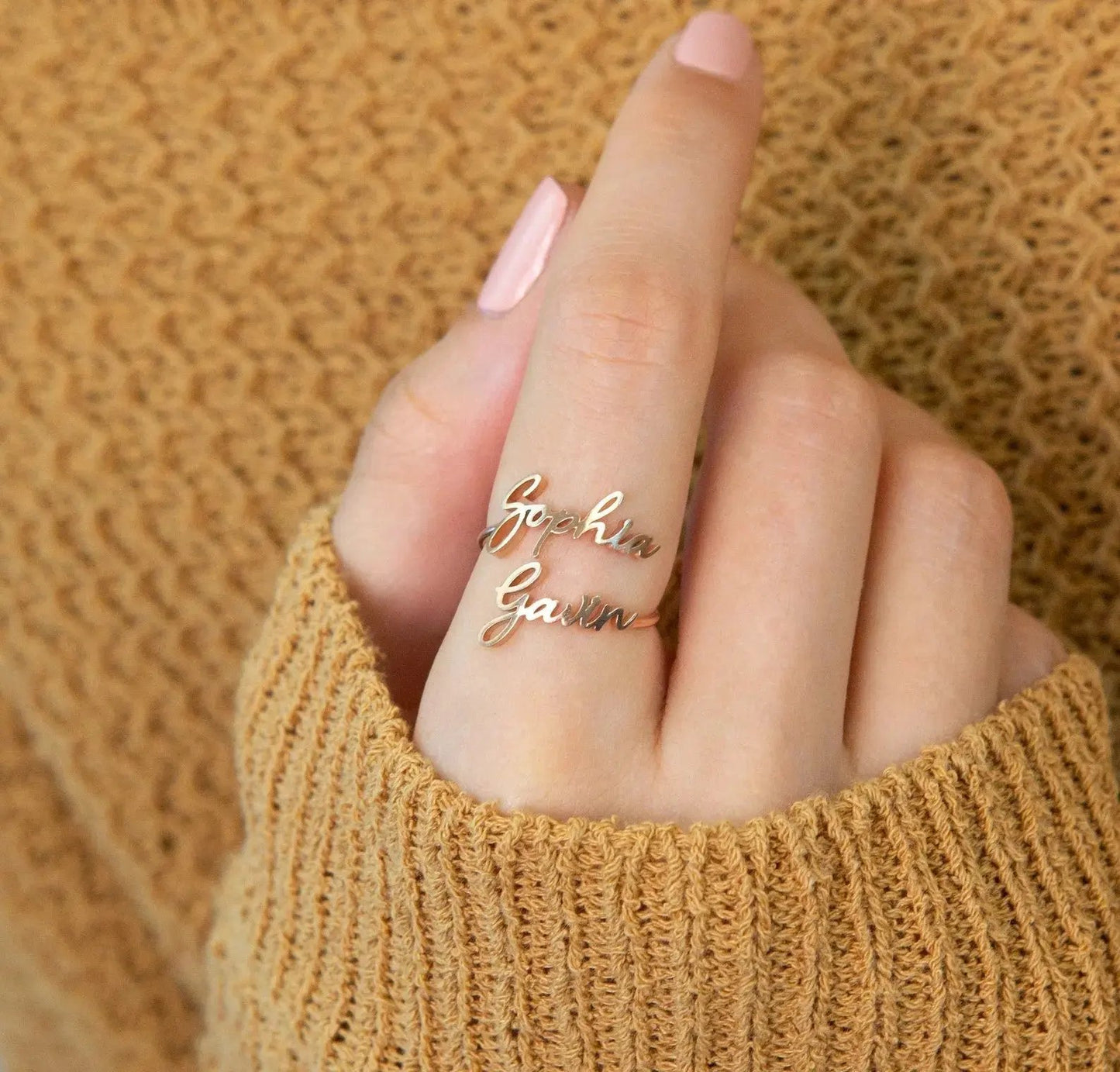 Name Ring - custom name ring by Maiden-Art