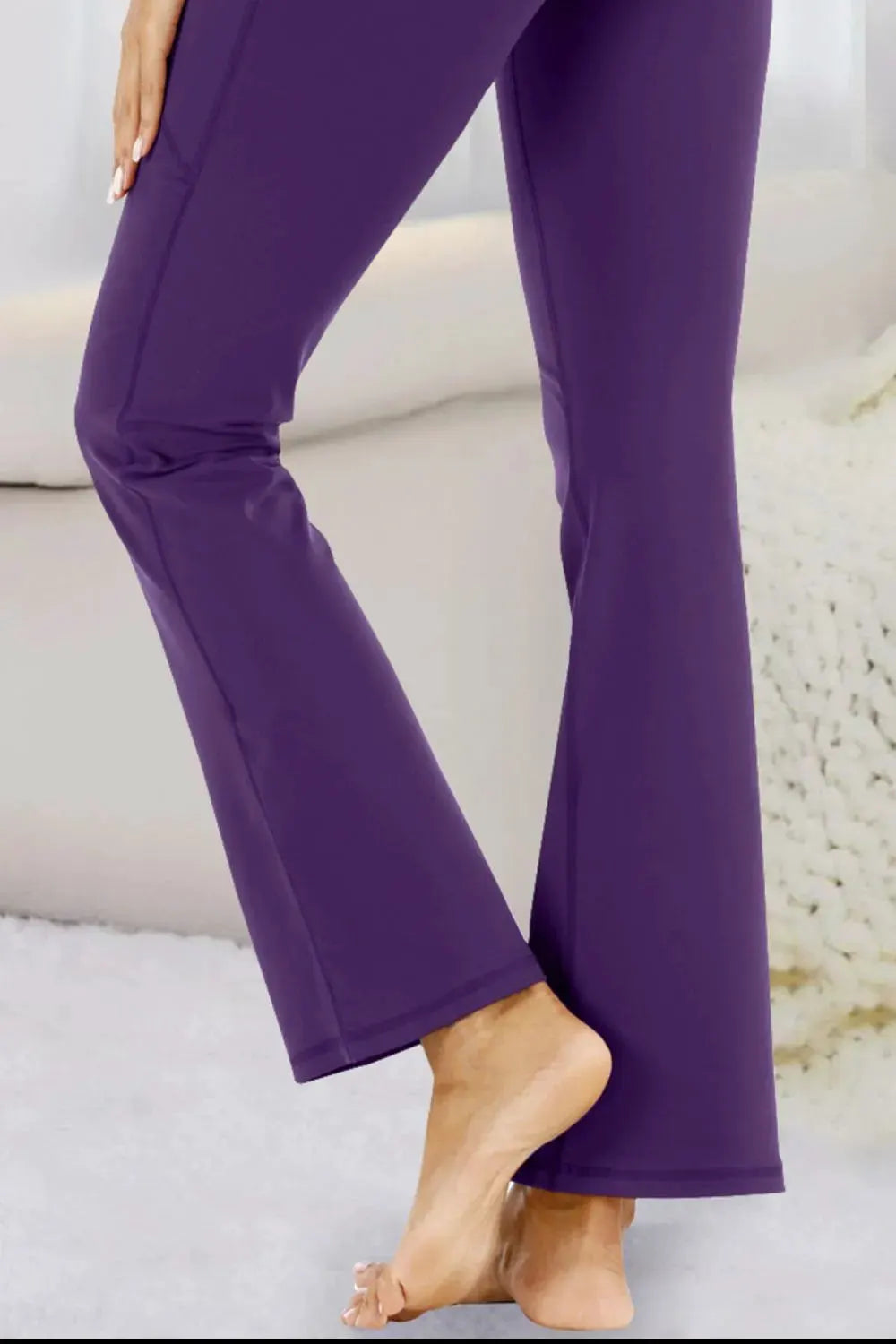 Pocketed High Waist Active Pants by Partner Label