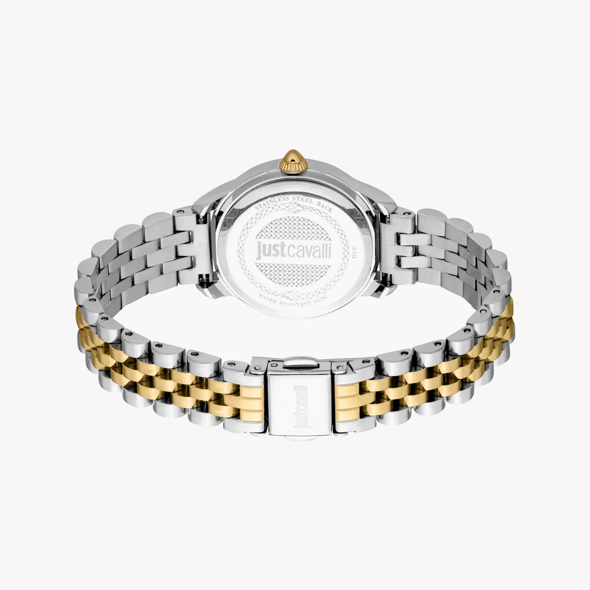 Just Cavalli Women's Two Tone Watch, Silver Dial | Jc1l333m0055 by JUST CAVALLI
