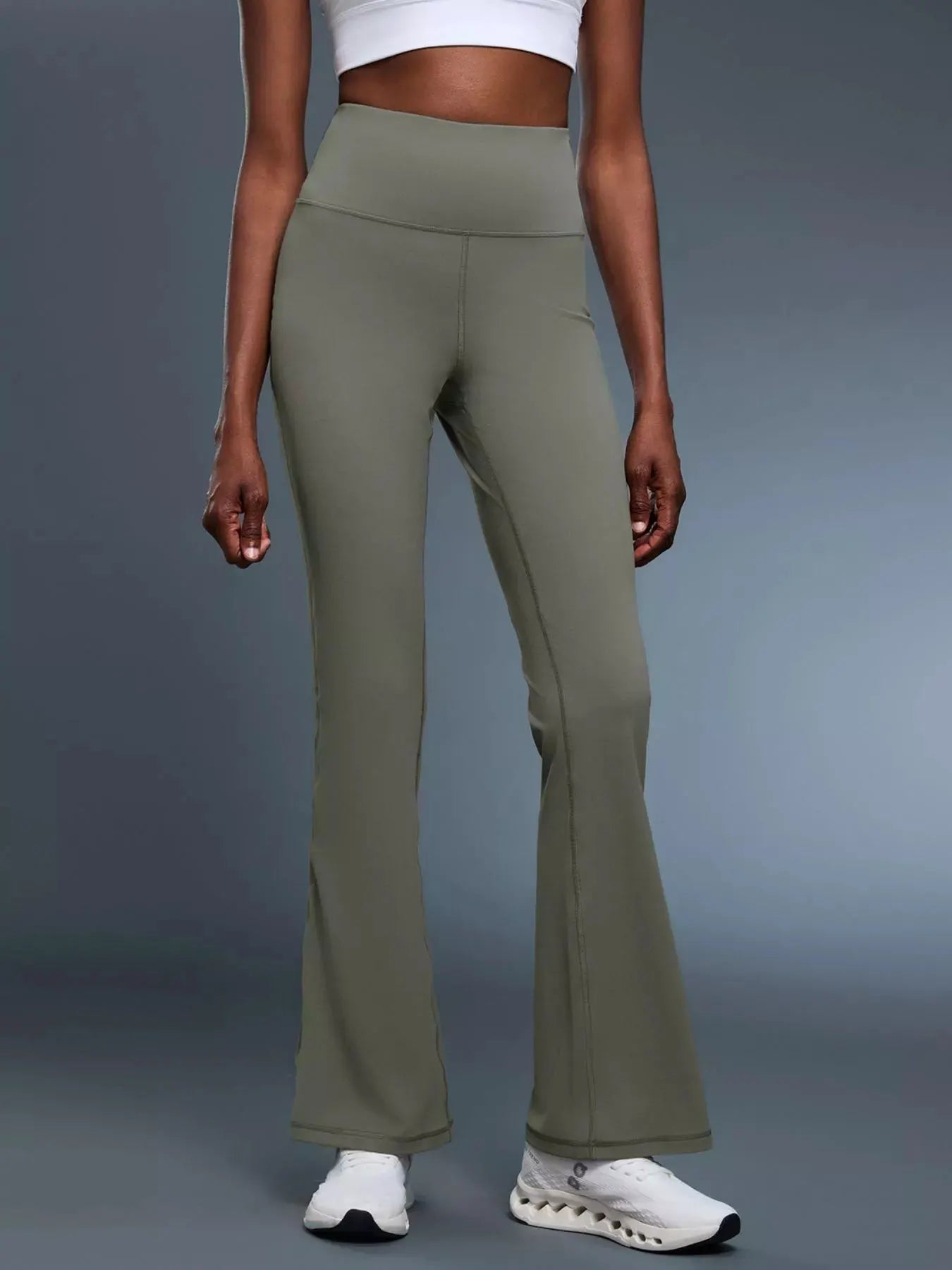 High-Waisted Flare Active Pants by Partner Label
