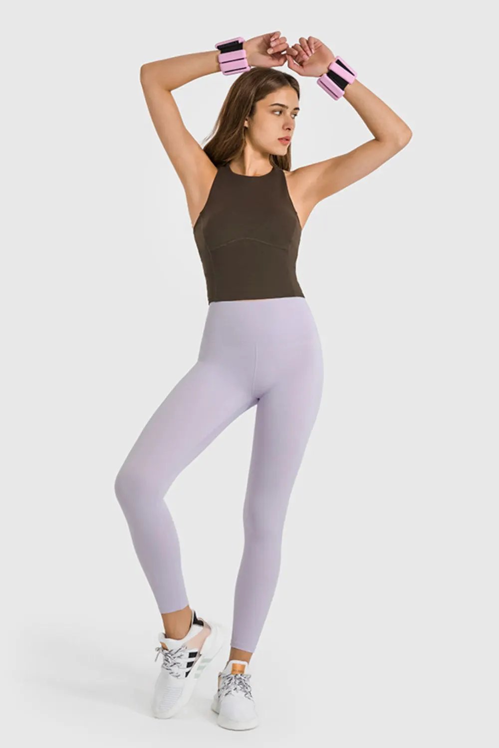Millennia High Waist Ankle-Length Yoga Leggings by Millennia
