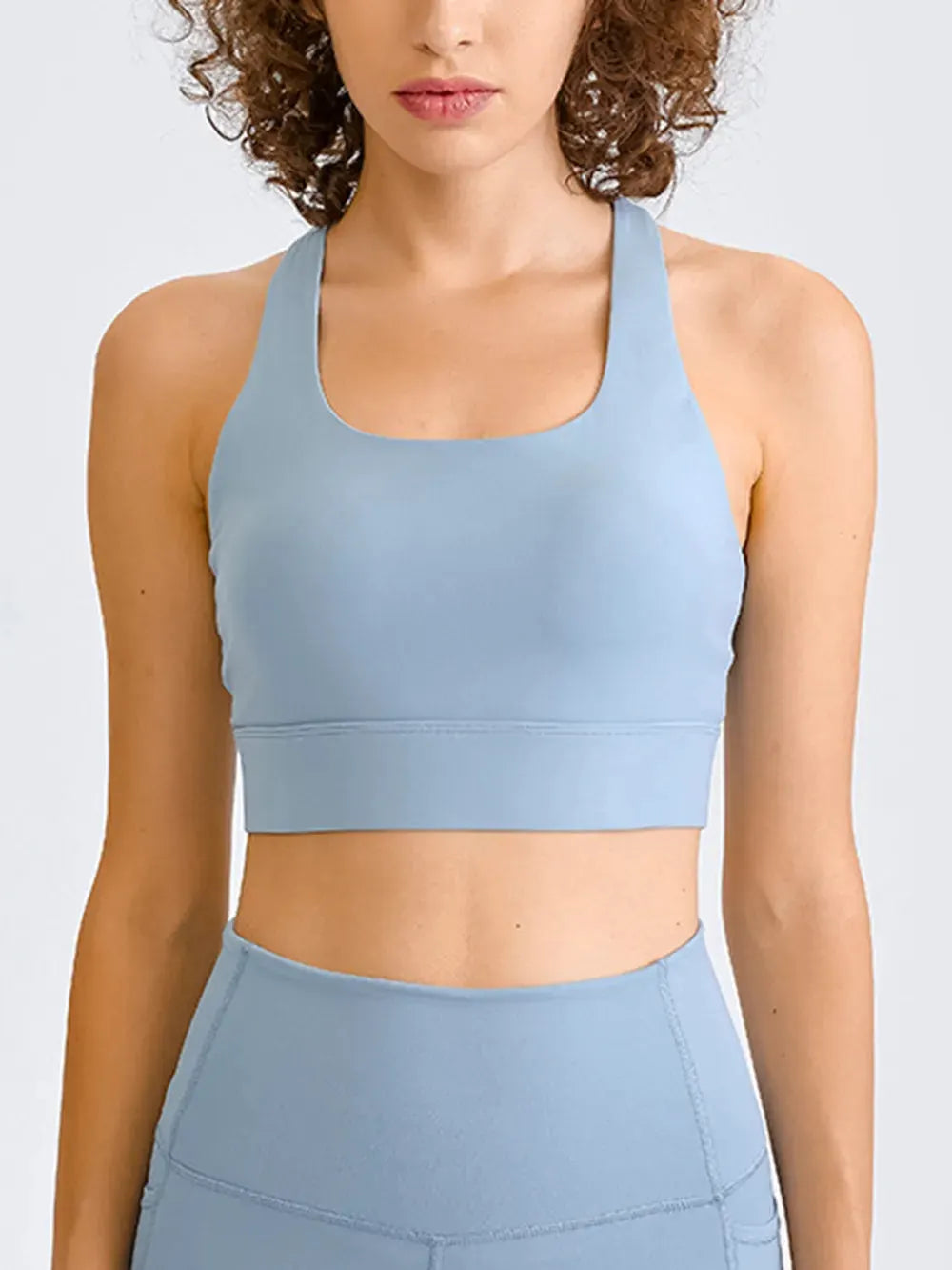 Millennia Double Take Square Neck Racerback Cropped Tank by Double Take