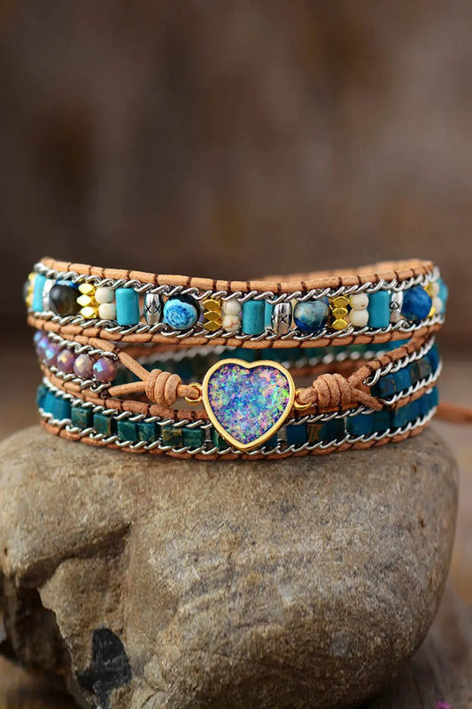 Heart Layered Bracelet by Partner Label