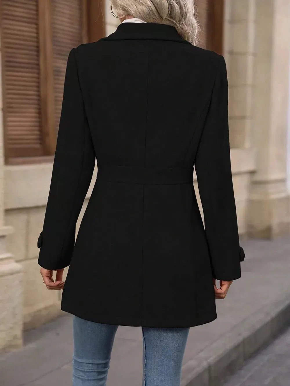 Collared Neck Button Up Coat | Partner Labels Selection by Partner Label