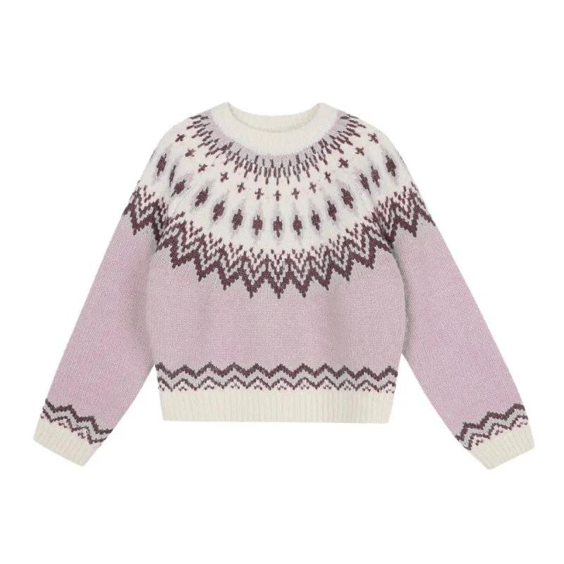 New Younger College Style Pullover Sweater For Women by Maiden-Art