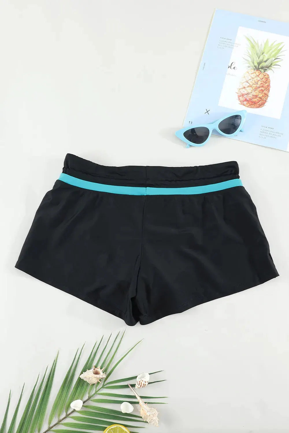 Full Size Drawstring Swim Shorts by Partner Label