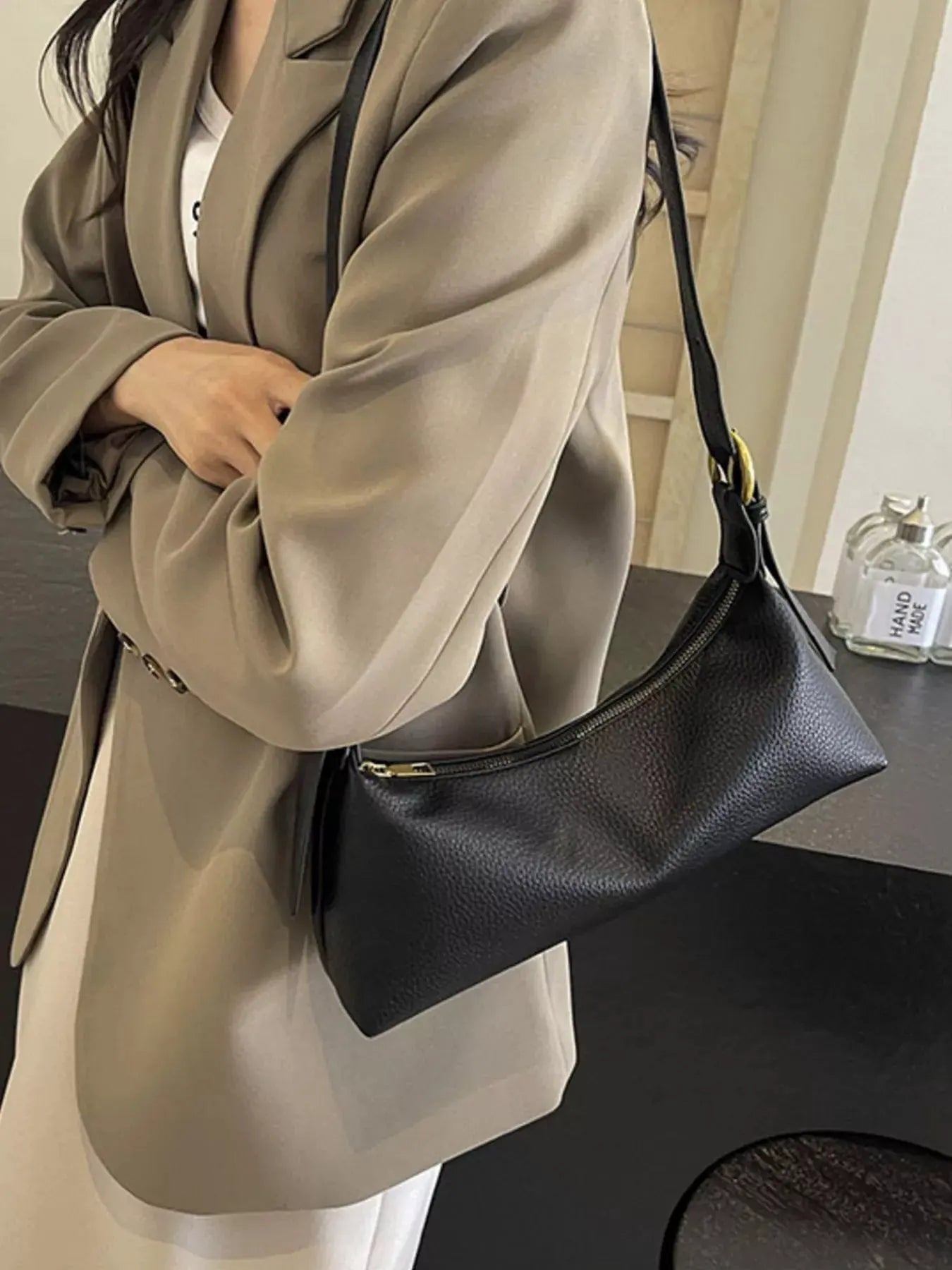 Adjustable Strap Crossbody Bag by Partner Label