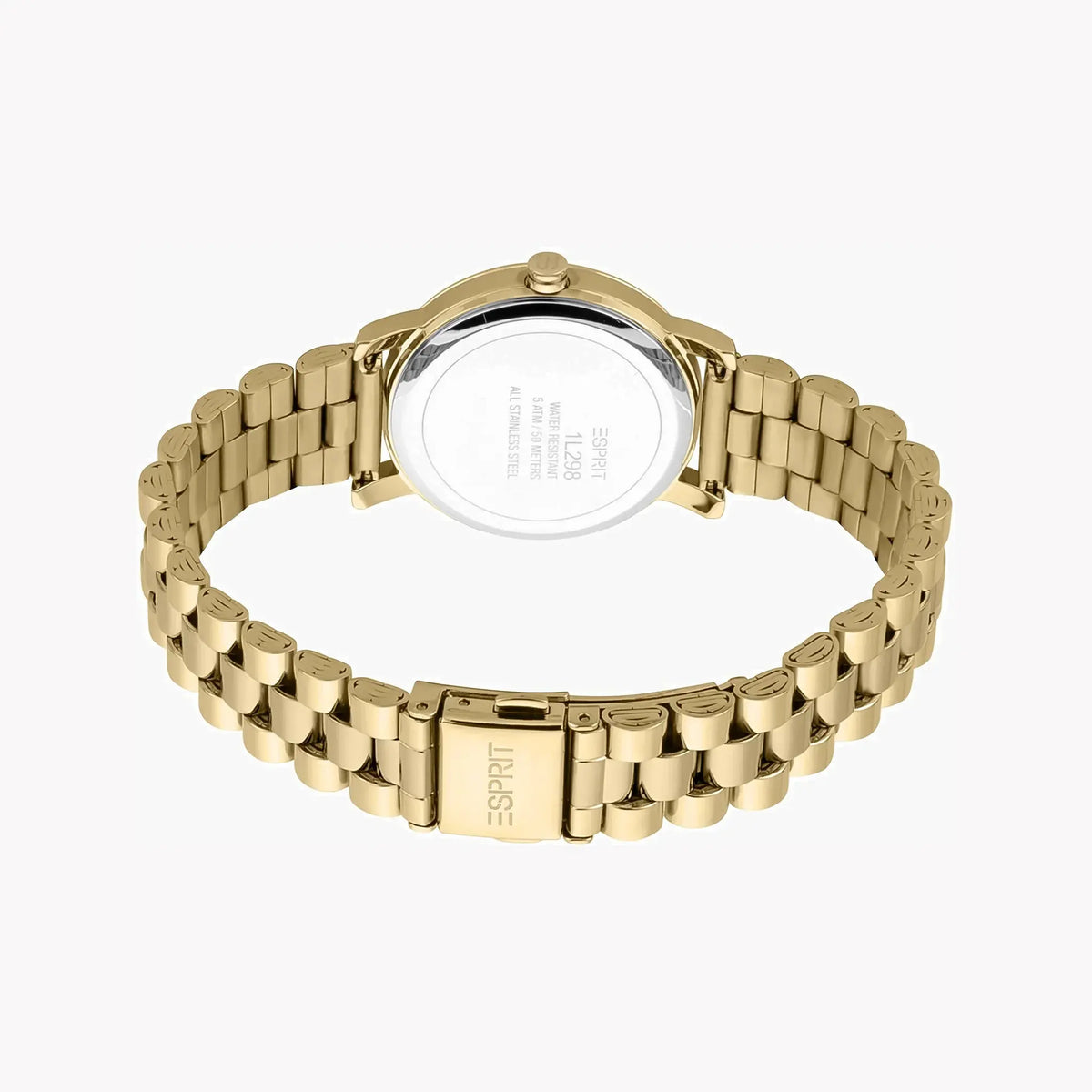 Esprit Women's Gold Stainless Steel Watch, Silver Dial | Es1l191m0015 by ESPRIT