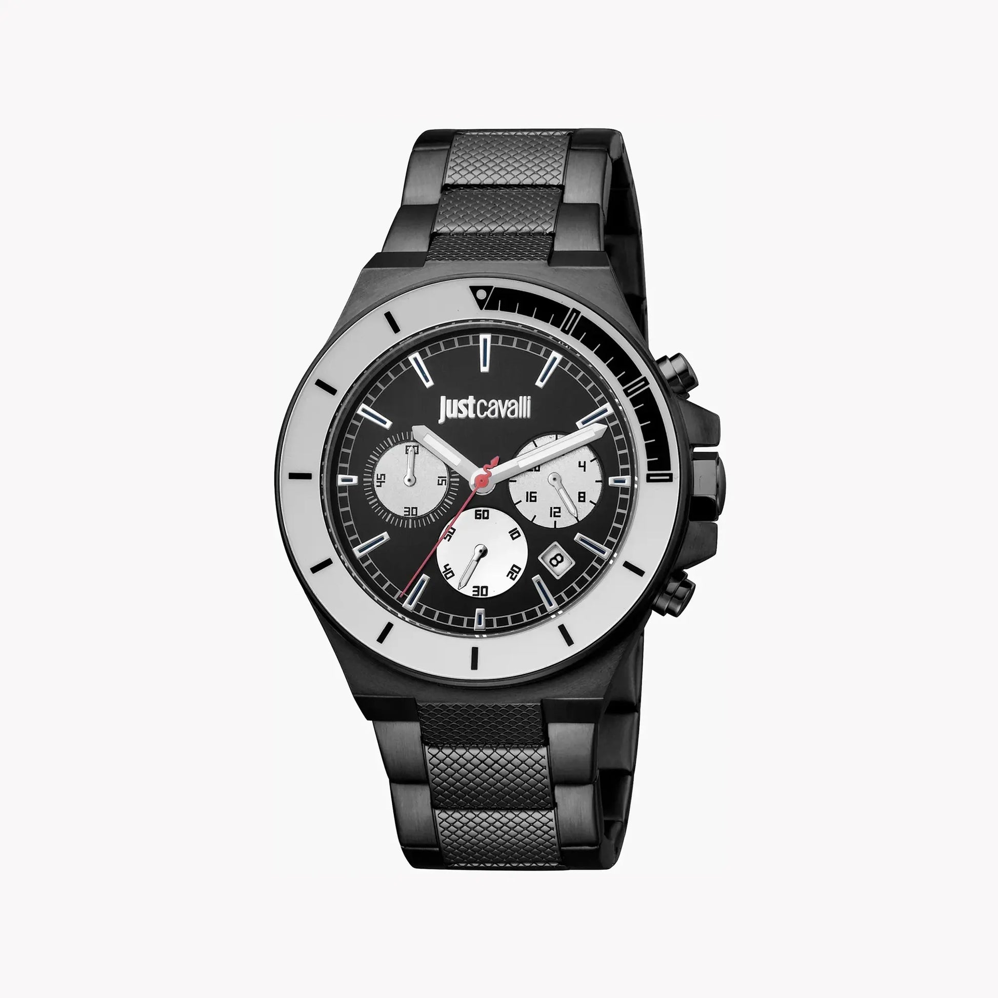 Just Cavalli Men's Black Stainless Steel Watch, Black Dial | Jc1g139m0075 by JUST CAVALLI