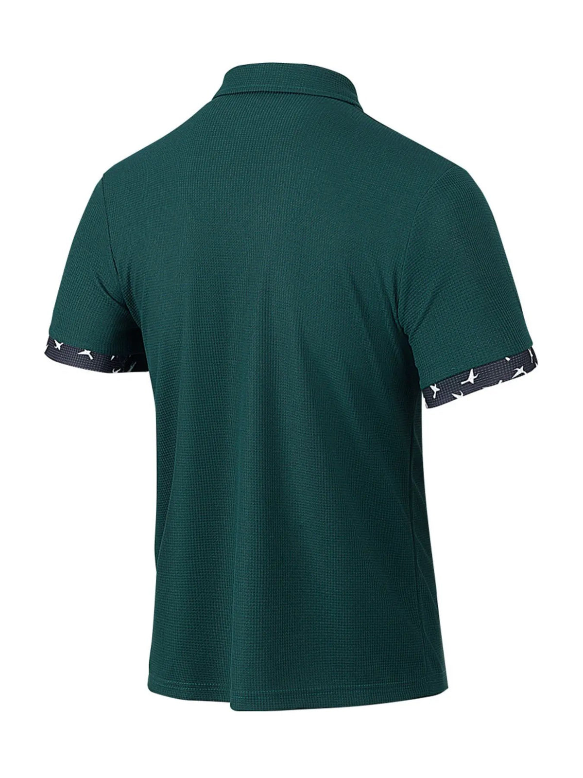 Men's Full Size Casual Button Up Short Sleeve Shirt Plus Size by Trendsi