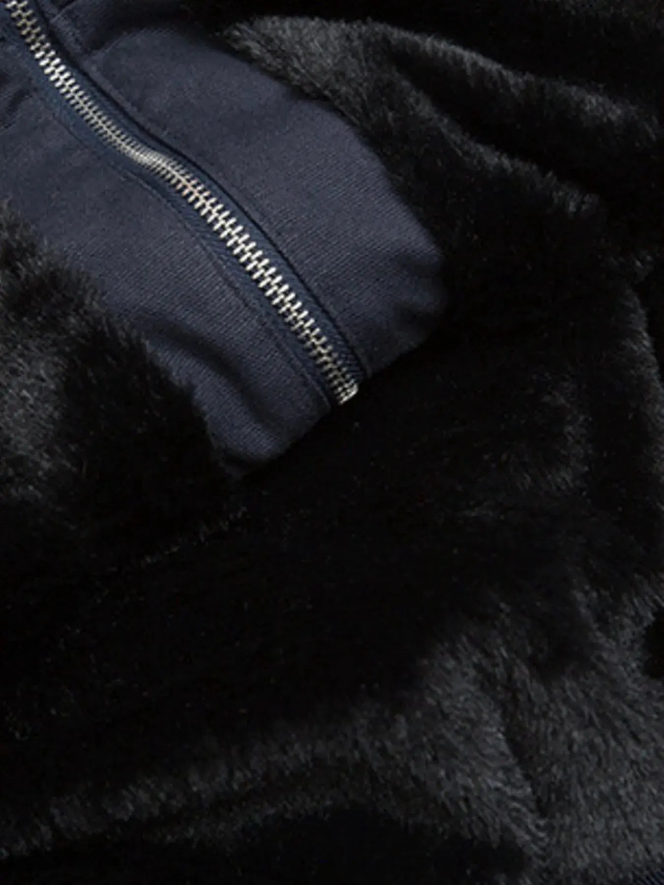 Men's Sherpa Lined Hooded Bomber Jacket by Partner Label