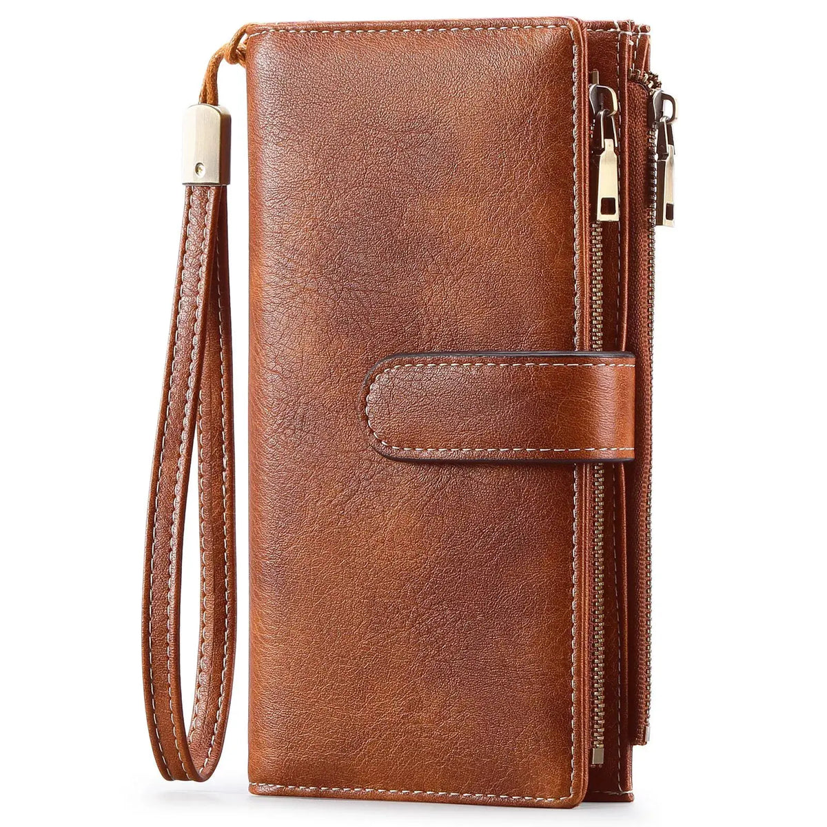 Vintage Style Leather Wallet by Partner Label