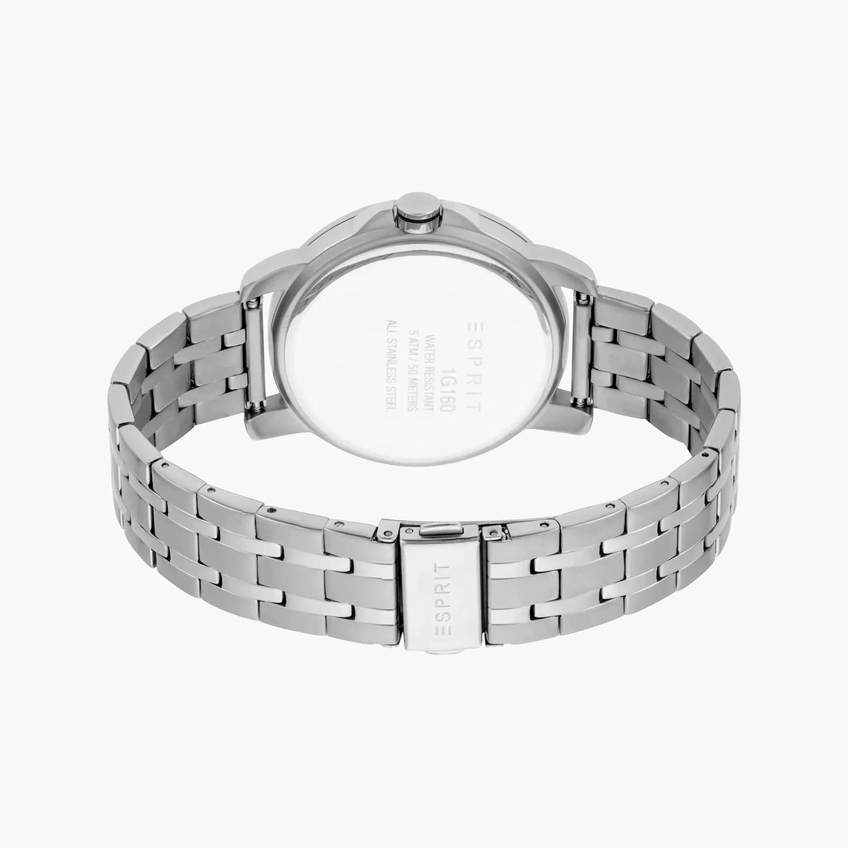 Esprit Men's Silver Stainless Steel Watch, Silver Dial | Es1g221m0045 by ESPRIT