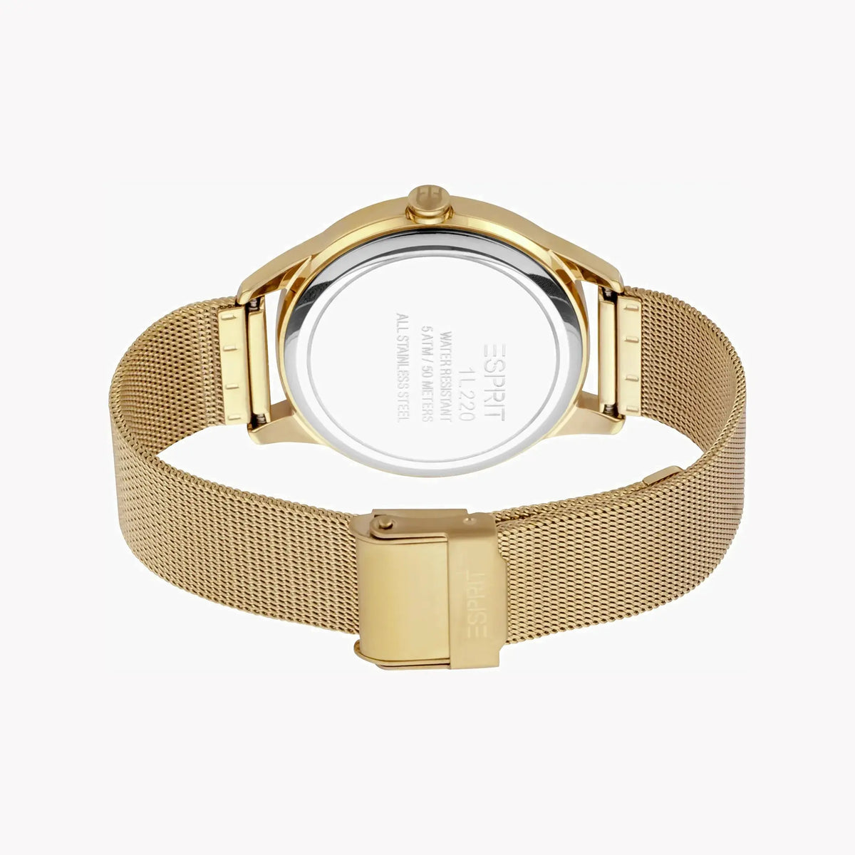 Esprit Women's Gold Stainless Steel Watch, Champagne Dial | Es1l143m0035 by ESPRIT