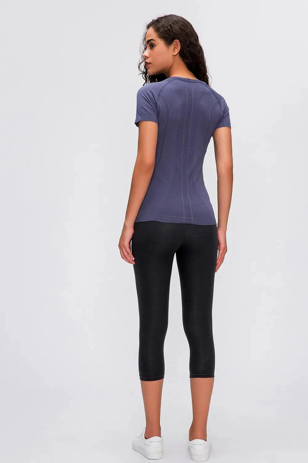 Millennia Round Neck Short Sleeve Active T-Shirt by Millennia