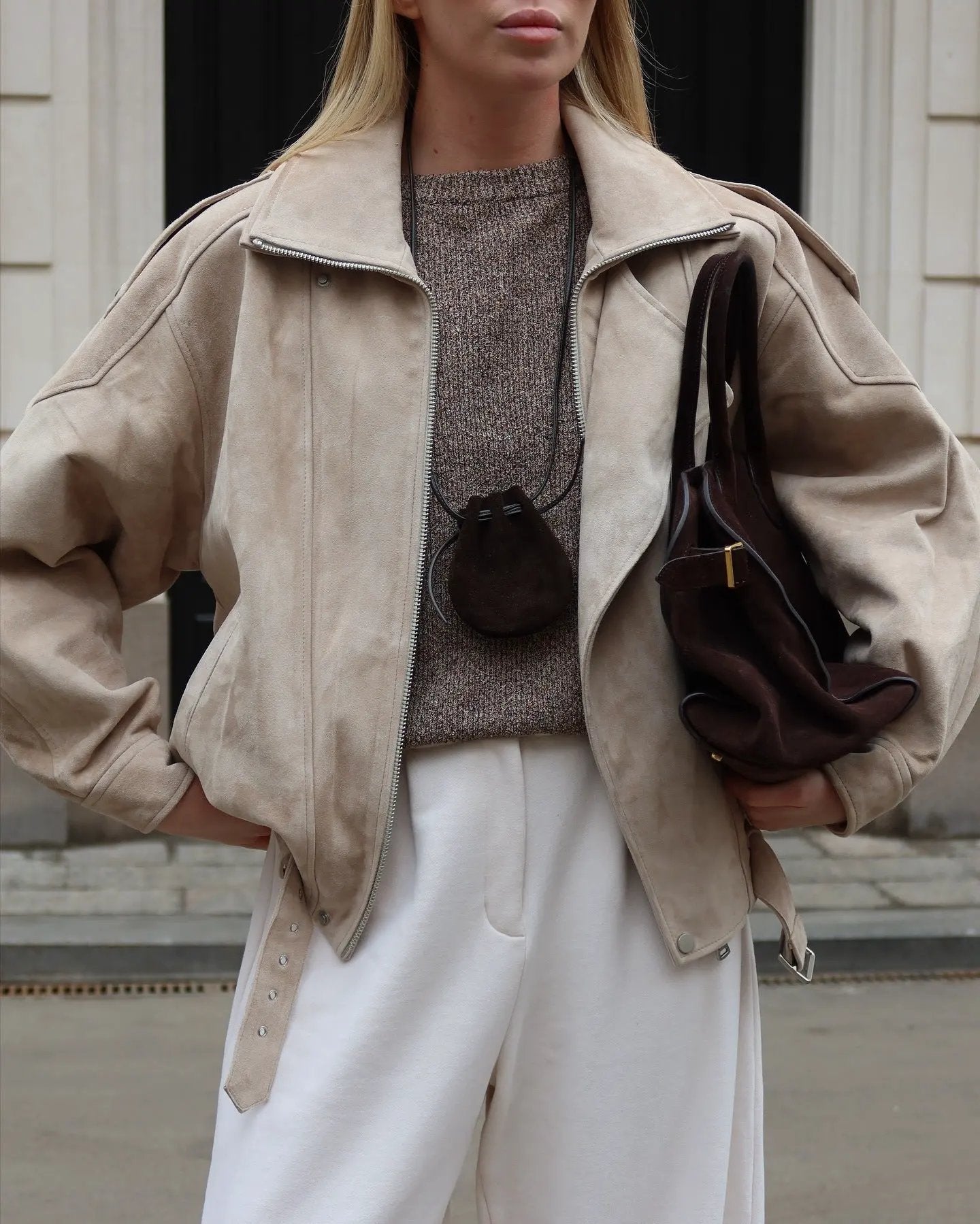 Short Loose Jacket Coat Women by Maiden-Art