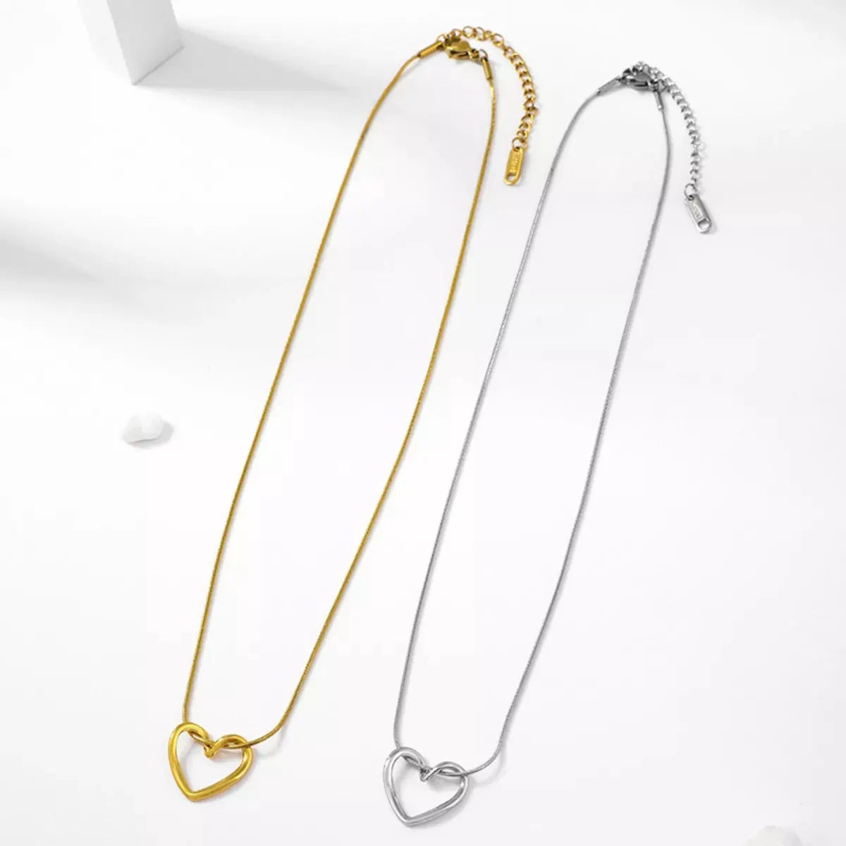 Stainless Steel Heart Necklace by Partner Label