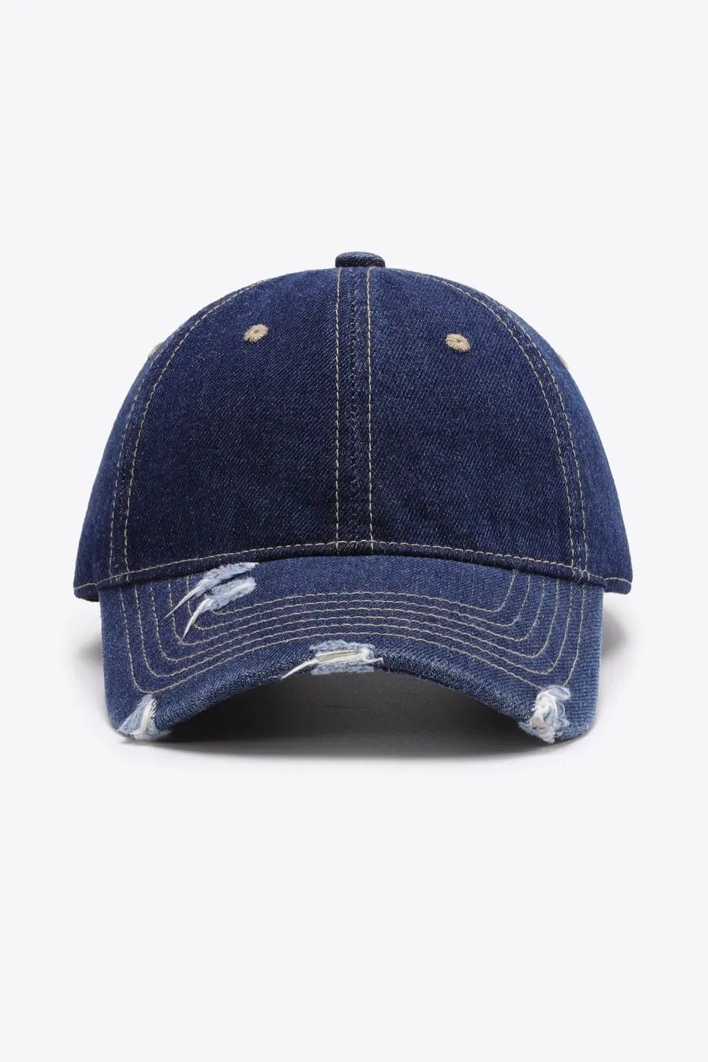 Distressed Adjustable Baseball Cap by Partner Label