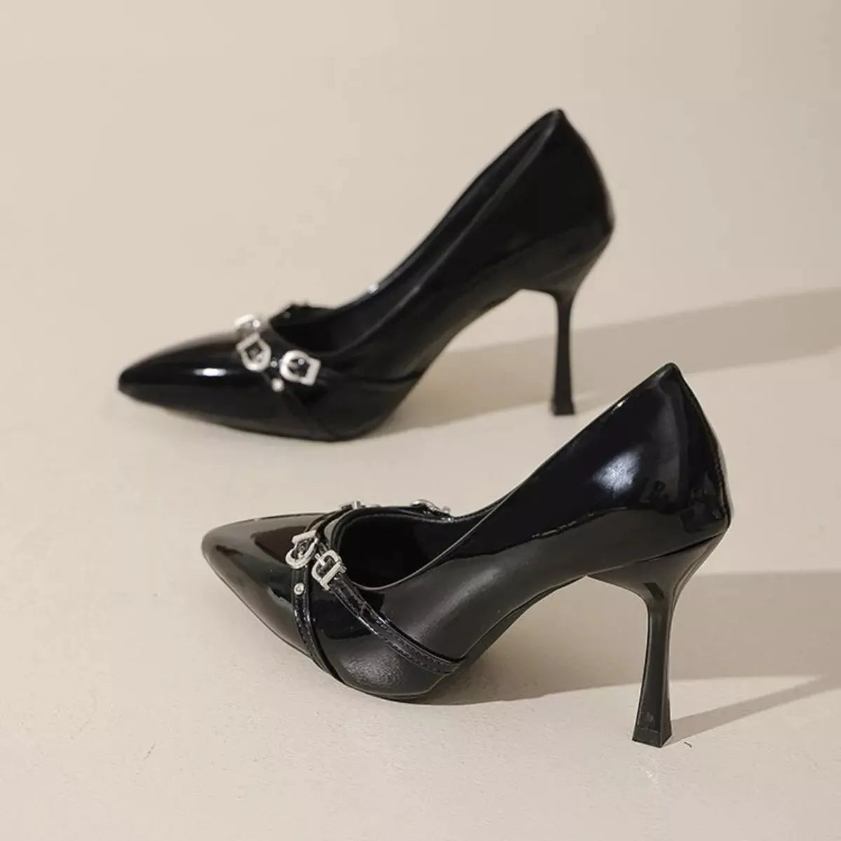 Point Toe High Heels Pumps by Partner Label