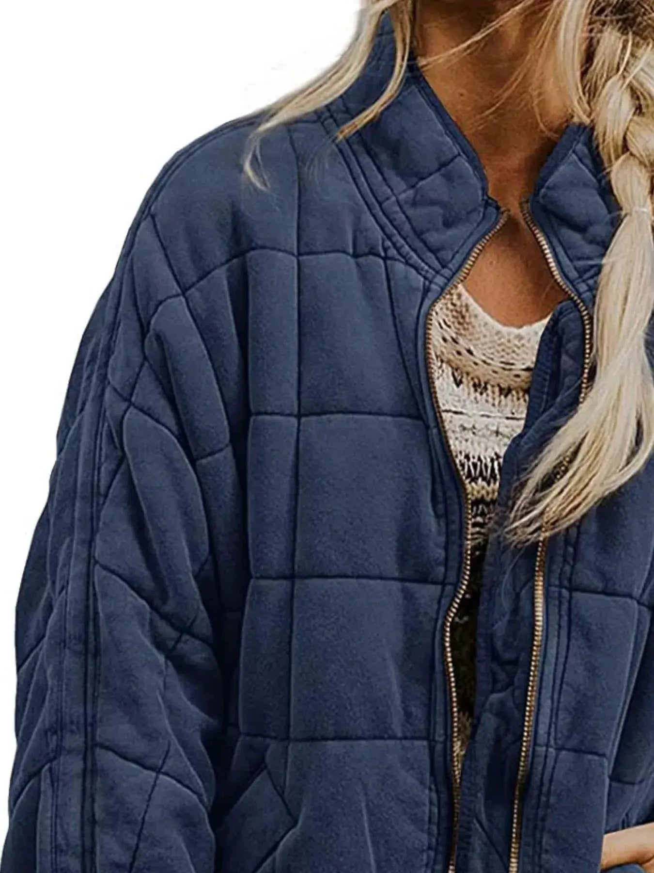 Quilted Zip Up Outerwear | Partner Labels Selection by Partner Label