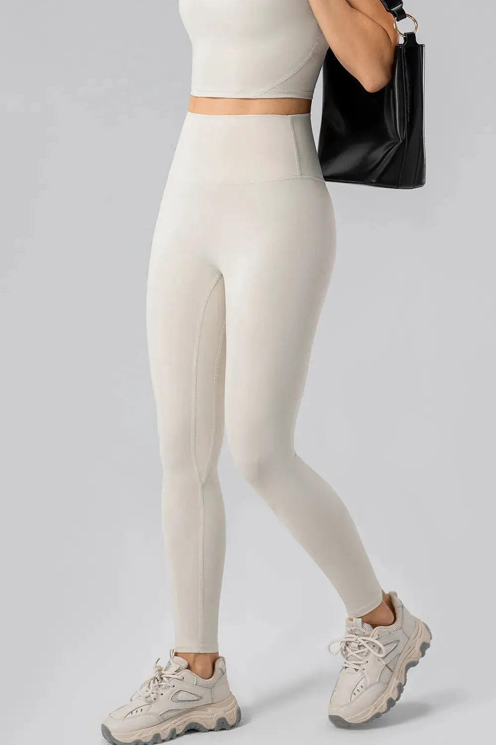 High Waist Wide Waistband Active Leggings by Partner Label
