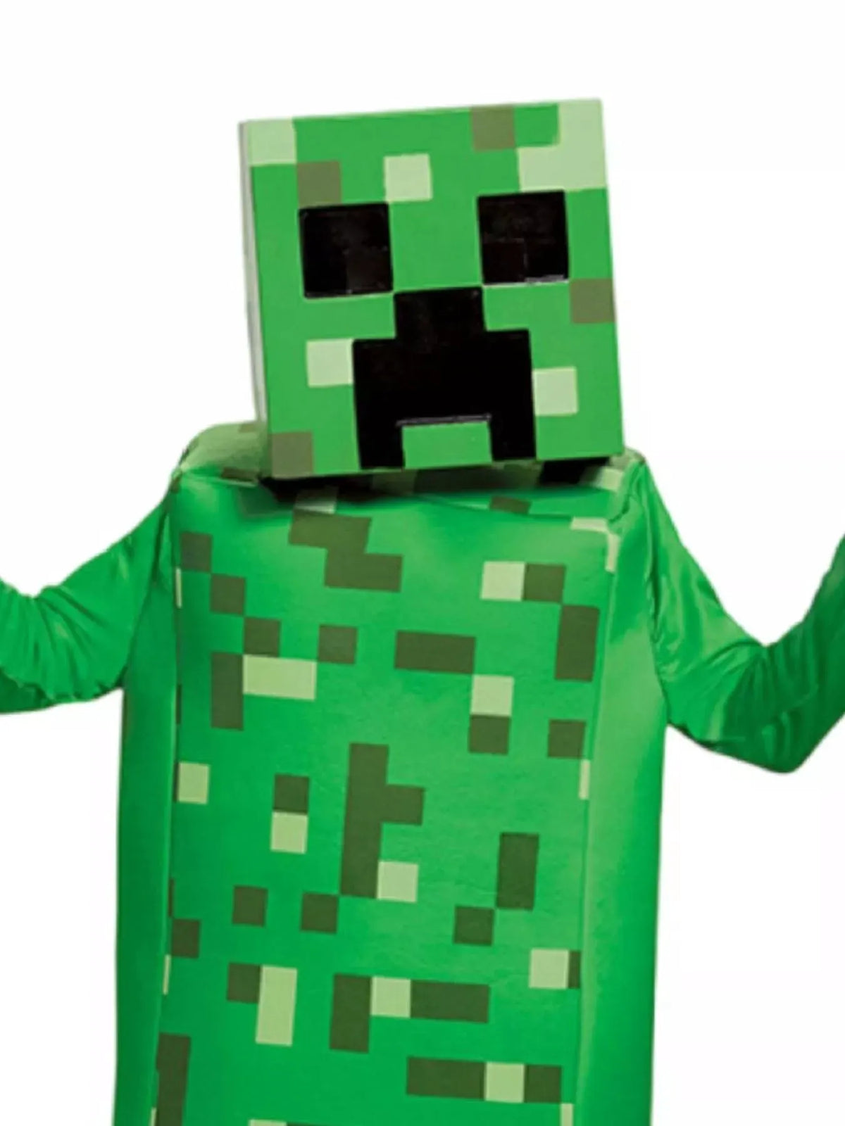 Children's Minecraft Pixelated Print Costume Set by Trendsi