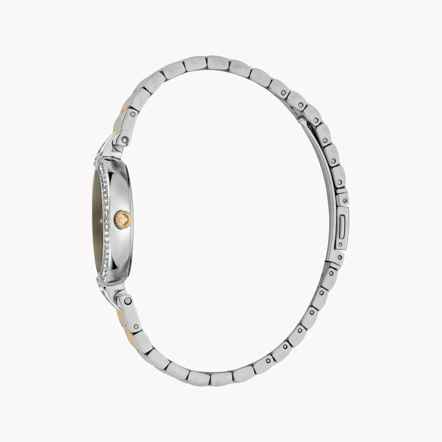 Just Cavalli Women's Silver & Gold Watch, Black Dial | Jc1l159m0095 by JUST CAVALLI